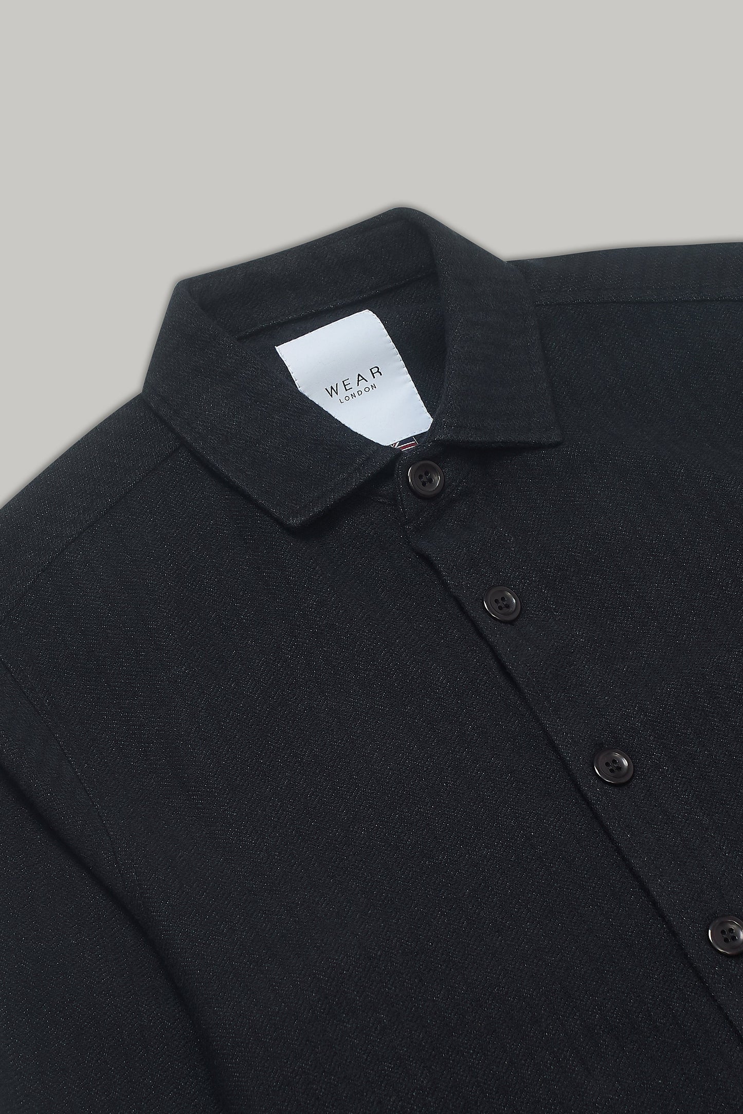 Artillery Guisy Overshirt - Black Wear London