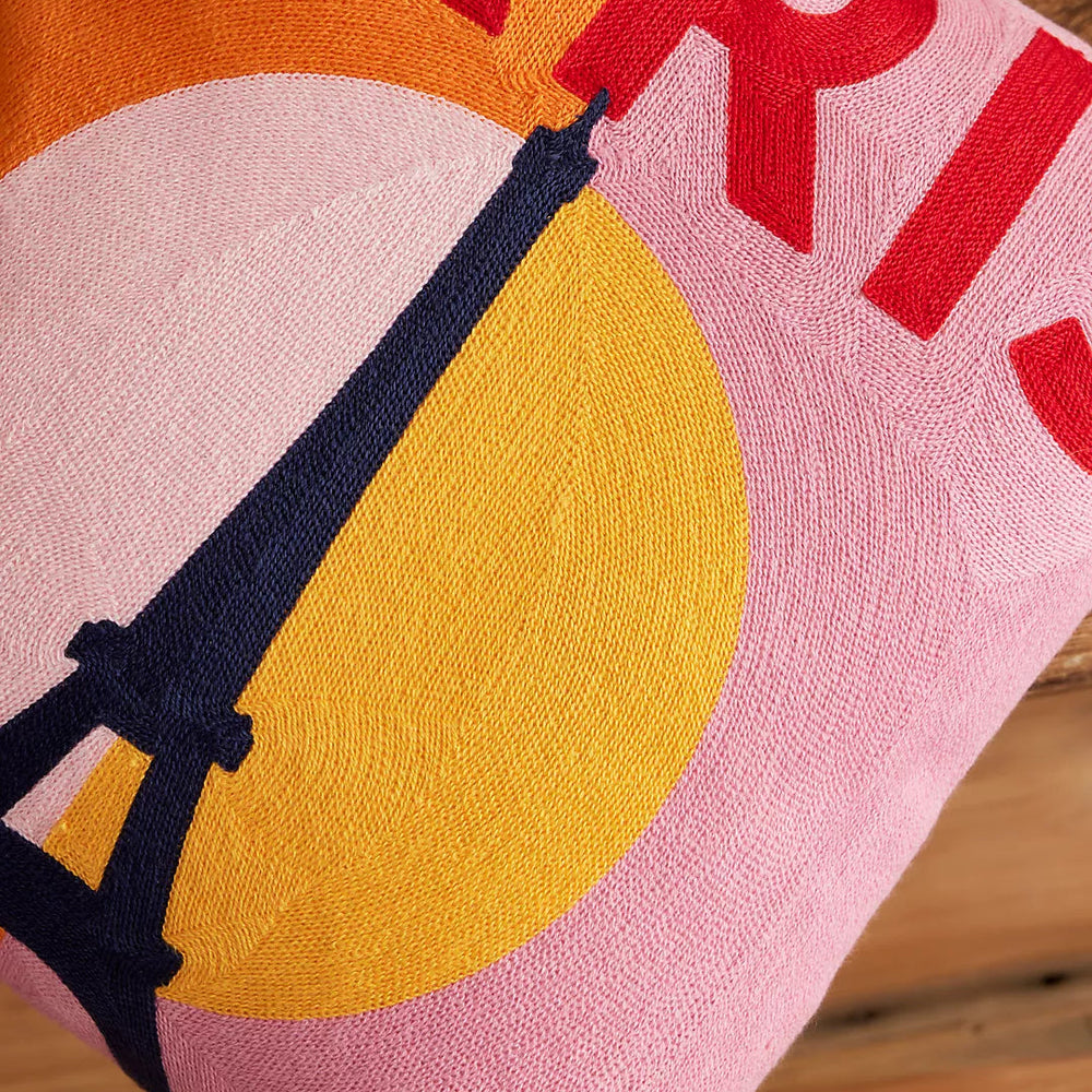 Paris Needlepoint Cushion The Pillow Drop