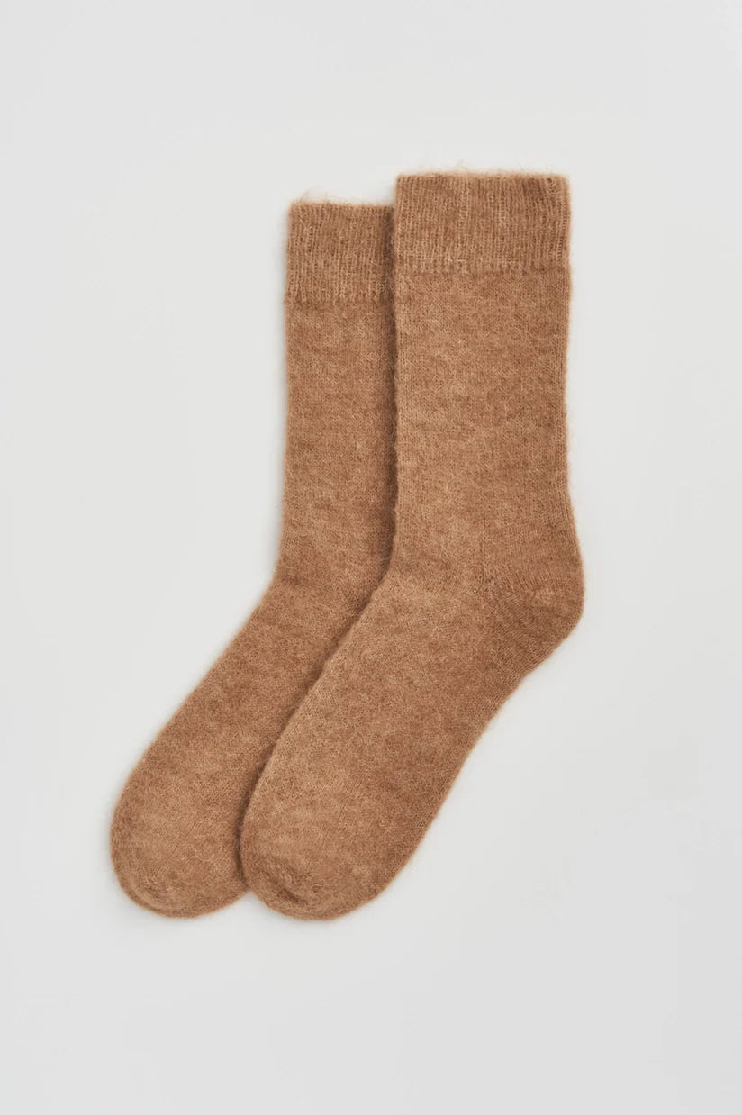 Alpaca Bed Socks Earth Wardrobe