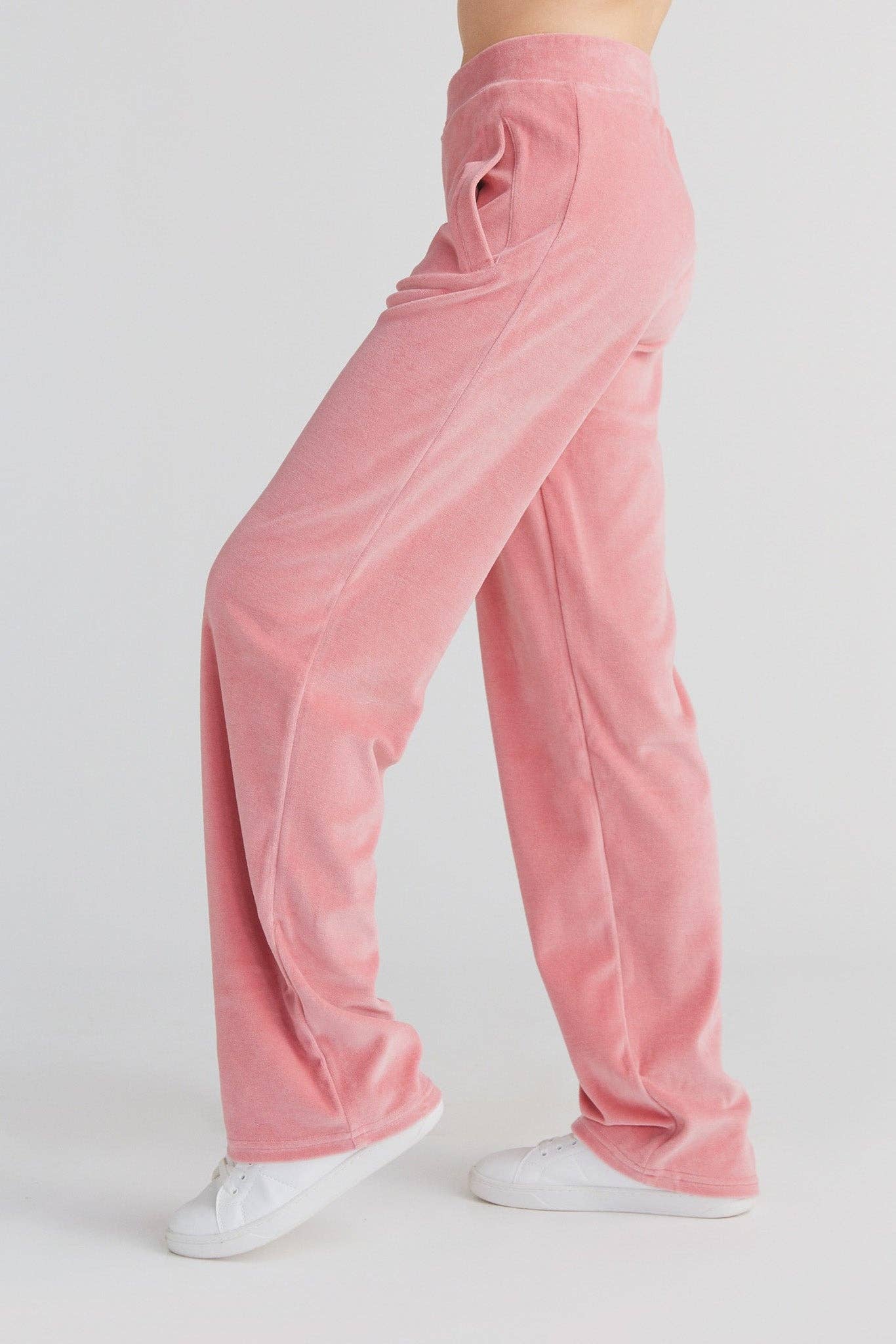 Organic Soft Fleece Straight Cut Sweatpants: Womens Earth Wardrobe