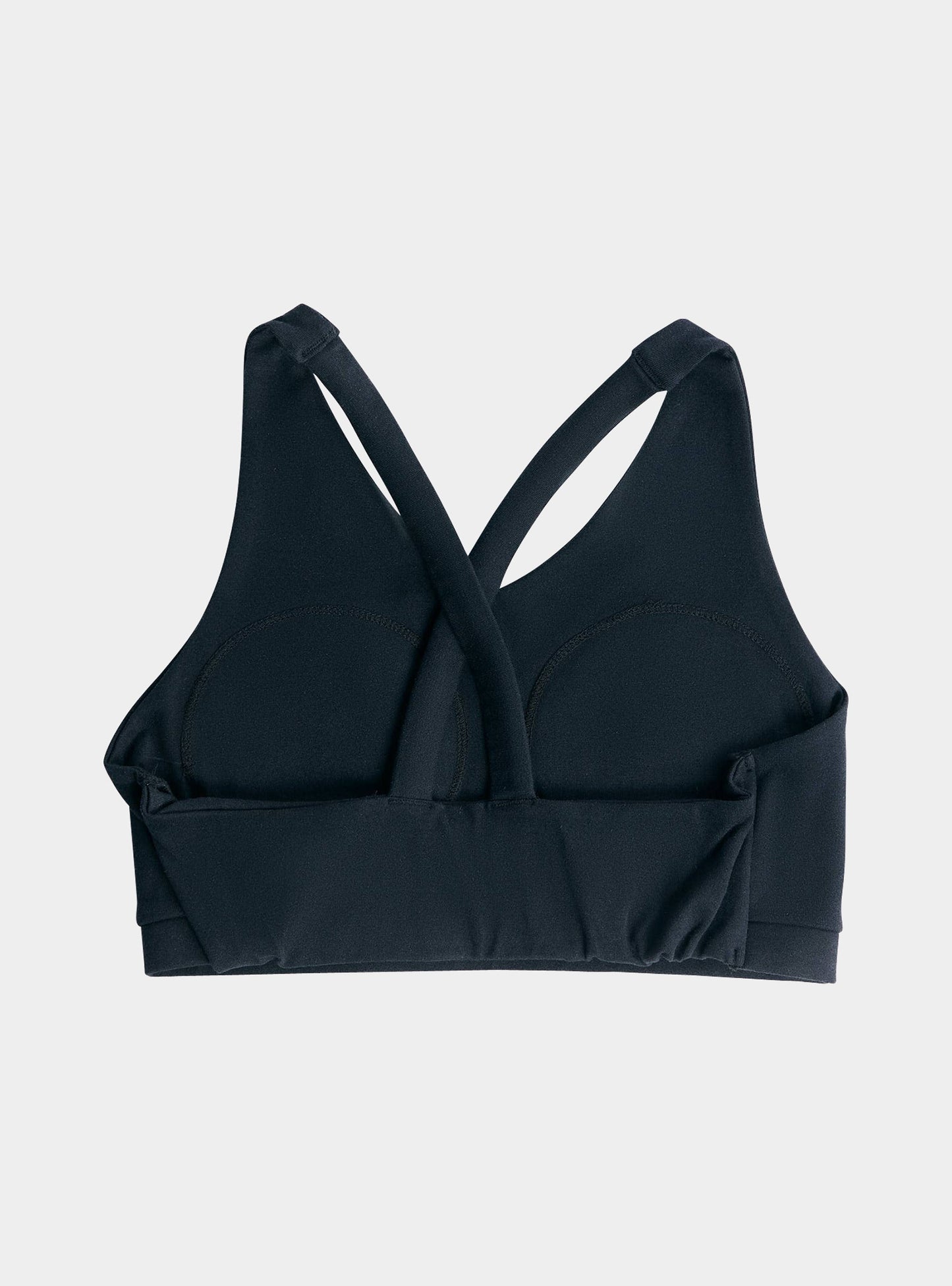 Organic Cotton & Recycled Elastane Padded V-neck Sports Bra Earth Wardrobe