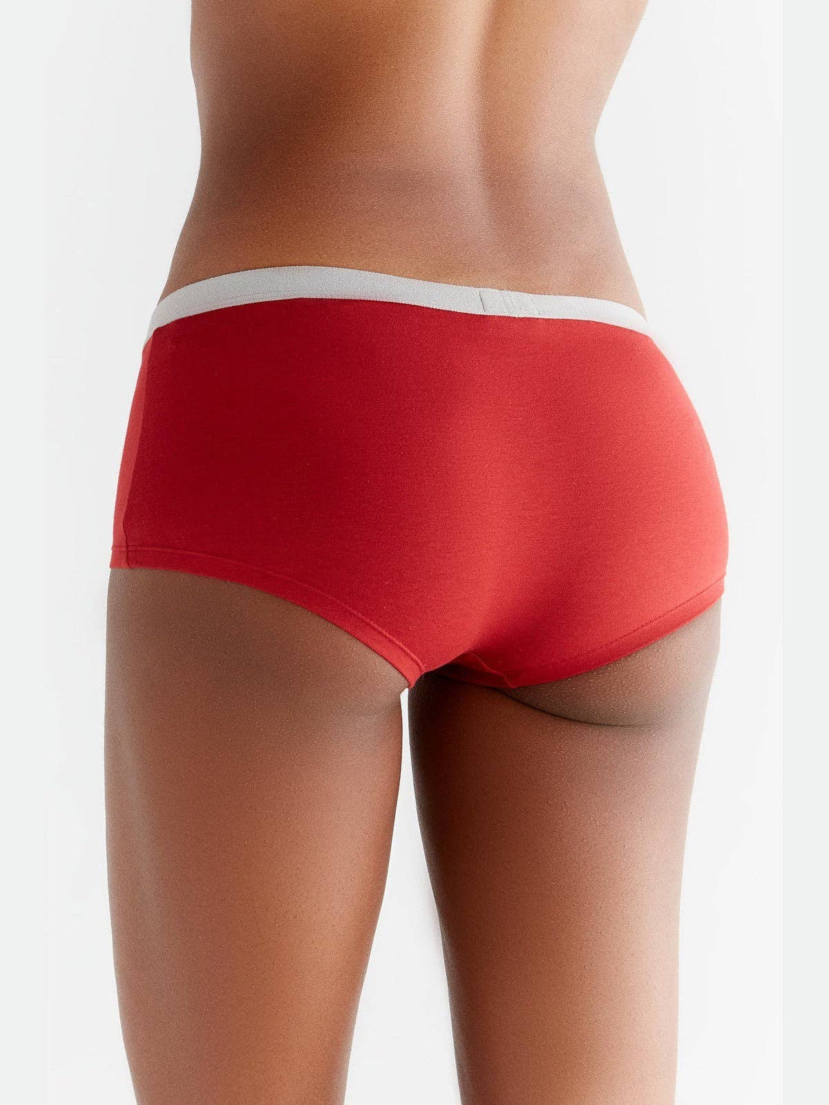 Organic Cotton Boyshorts with Elastic Waistband Earth Wardrobe