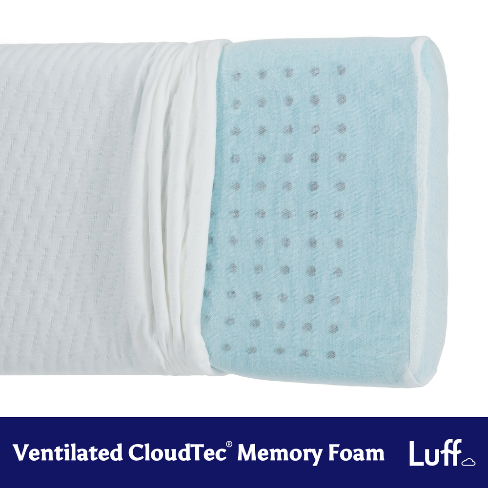 The Bamboo Skinny Pillow Luff Sleep