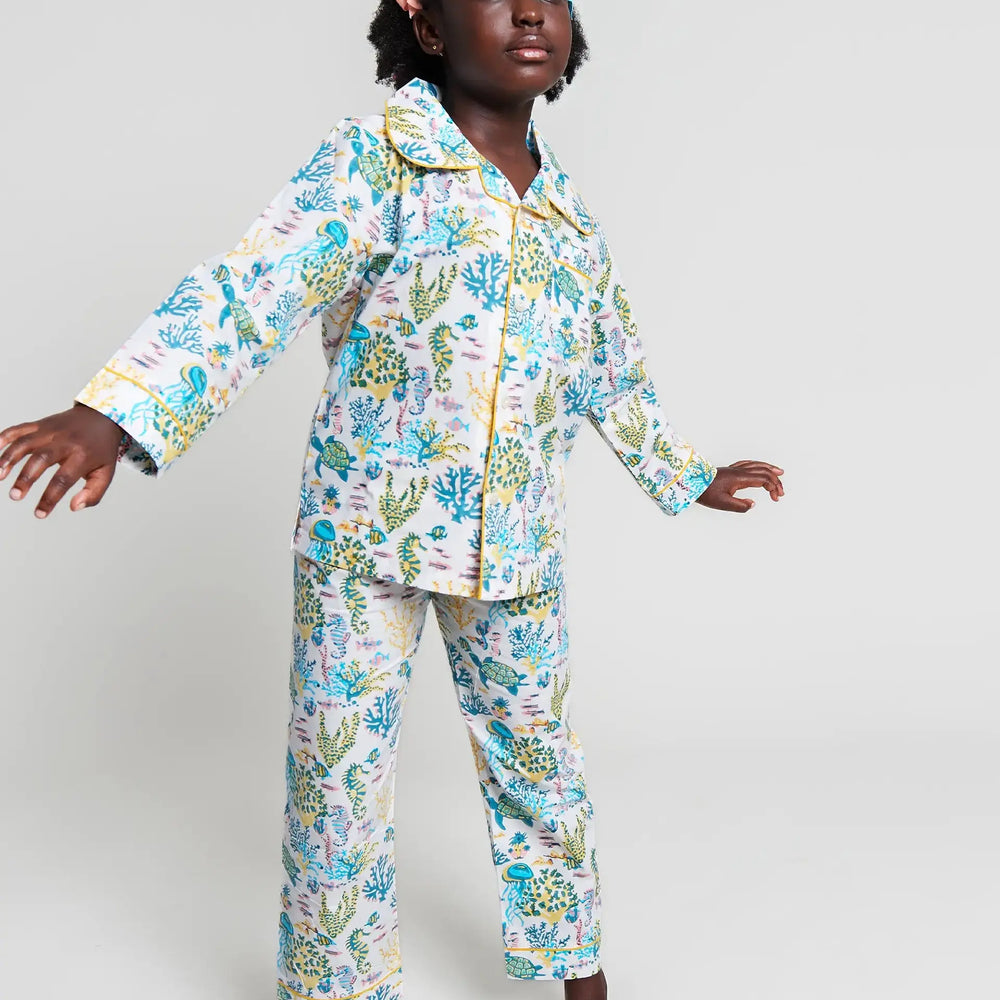 A Fin-Tastic Dance Off Kids Pyjama Trouser Set Kutti Lulu