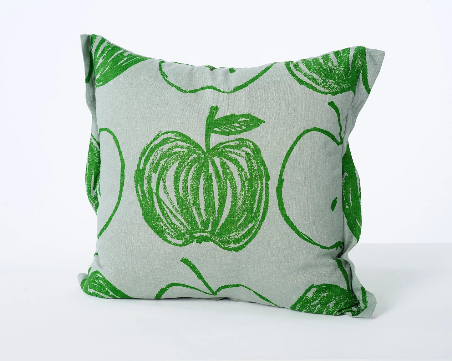 A is for Apple Cushion | Aquamarine Stoff Studios