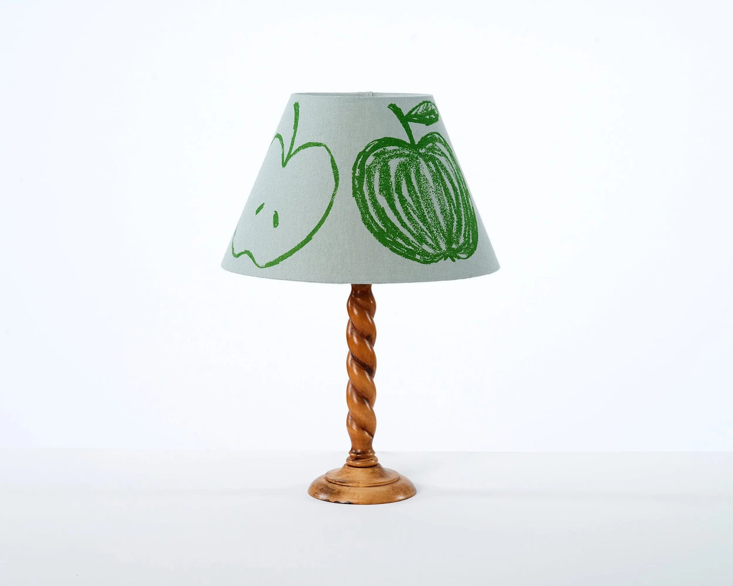 A is for Apple Lampshade | Aquamarine Stoff Studios