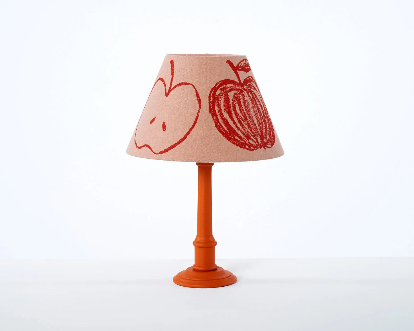 A is for Apple Lampshade | Pink Stoff Studios