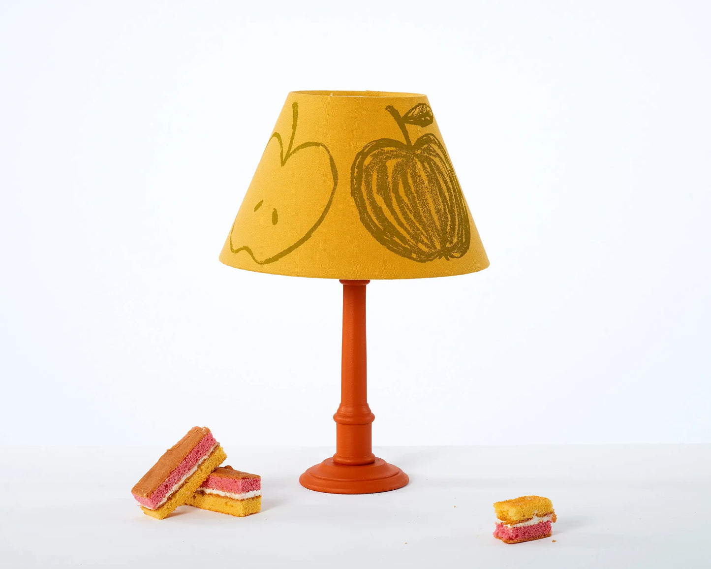 A is for Apple Lampshade | Yellow Stoff Studios