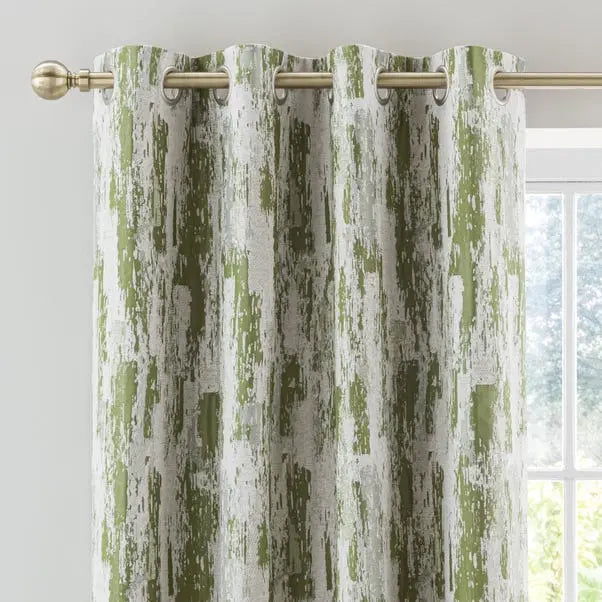 Abstract Global Eyelet Curtains Dunelm