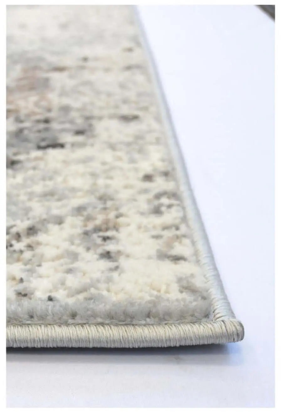 Abstract Vintage Cream & Grey Rug | D176A The Rugs