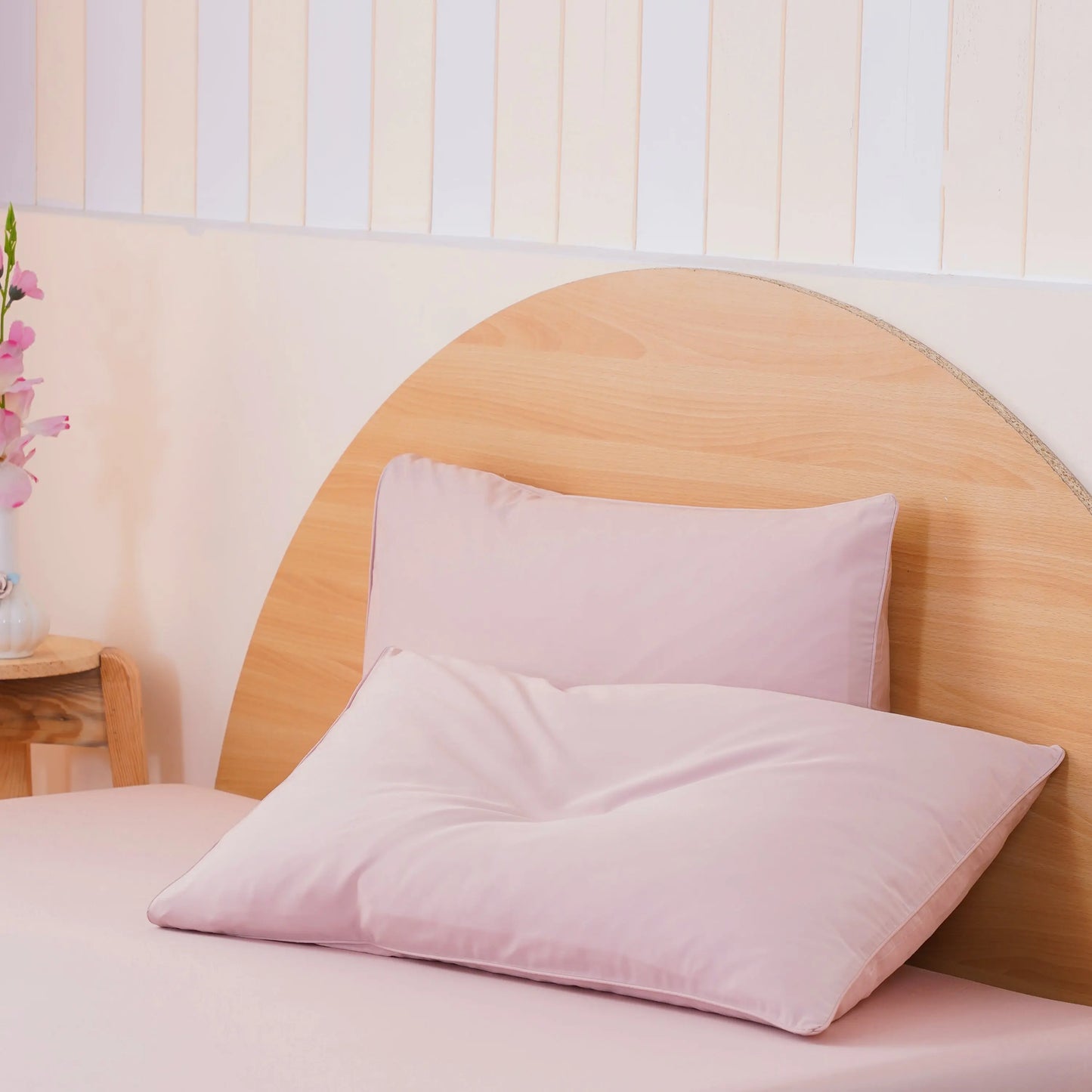 Ackly Bamboo - Blush Pink Pillowcases Pair SHEET STORY