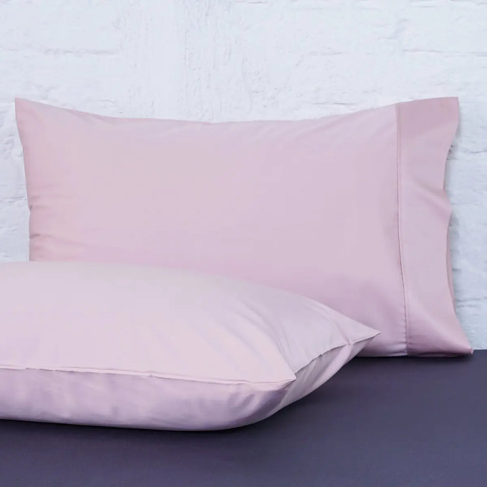 Ackly Bamboo - Blush Pink Pillowcases Pair x 2 SHEET STORY