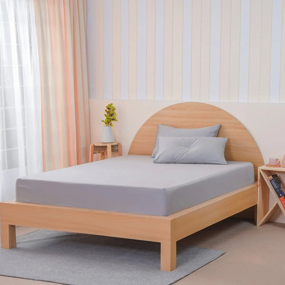 Ackly Bamboo - Dove Grey Fitted Sheet SHEET STORY
