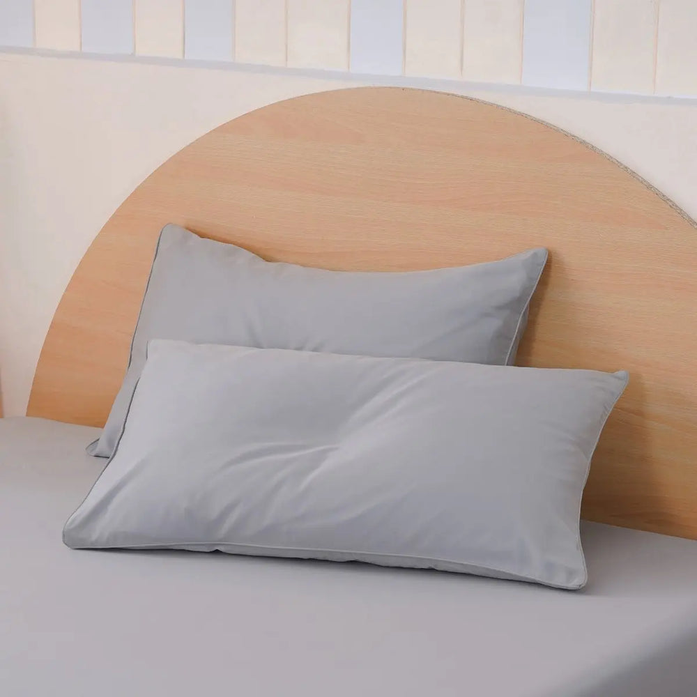 Ackly Bamboo - Dove Grey Pillowcases Pair SHEET STORY