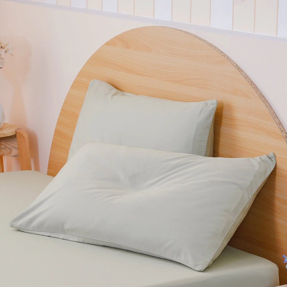 Ackly Bamboo - Sage Green Pillowcases Pair SHEET STORY