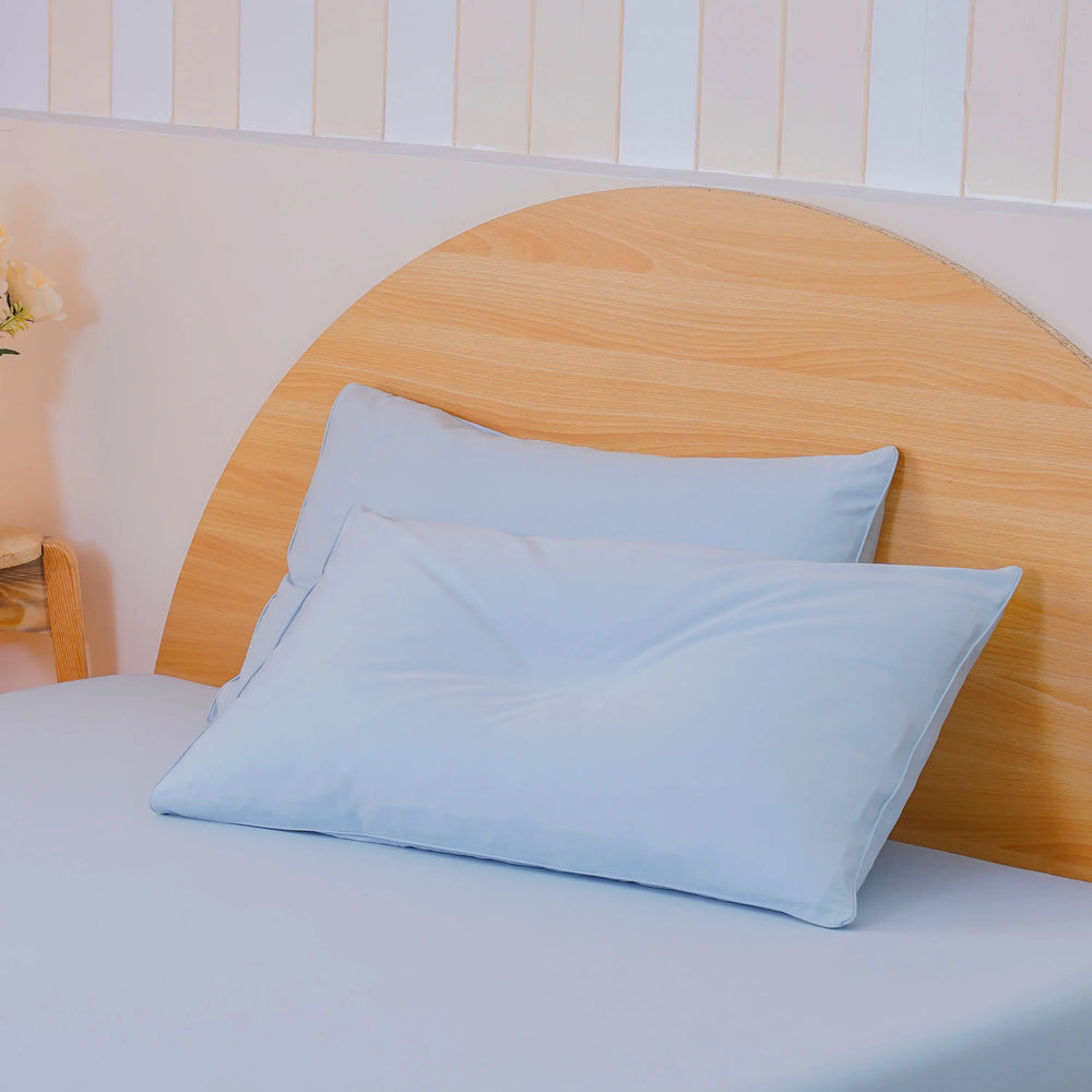 Ackly Bamboo - Sky Blue Pillowcases Pair SHEET STORY