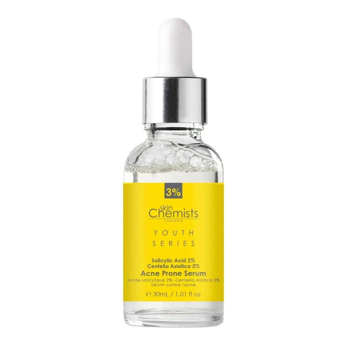 Acne Prone Serum Salicylic Acid 2%, Centella Asistica 3% 30ml skinChemists