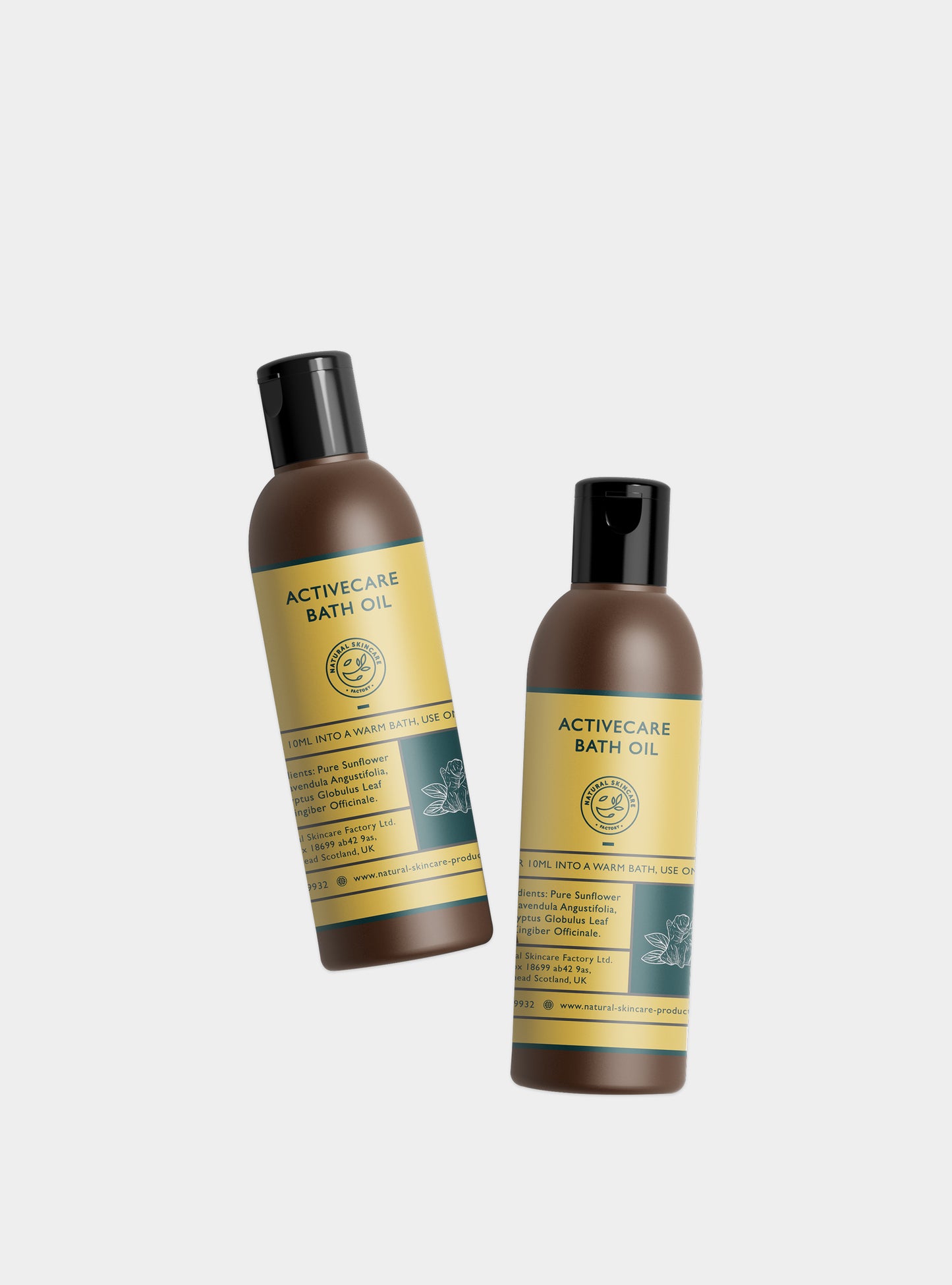 ActiveCare Bath Oil Natural Skincare Factory