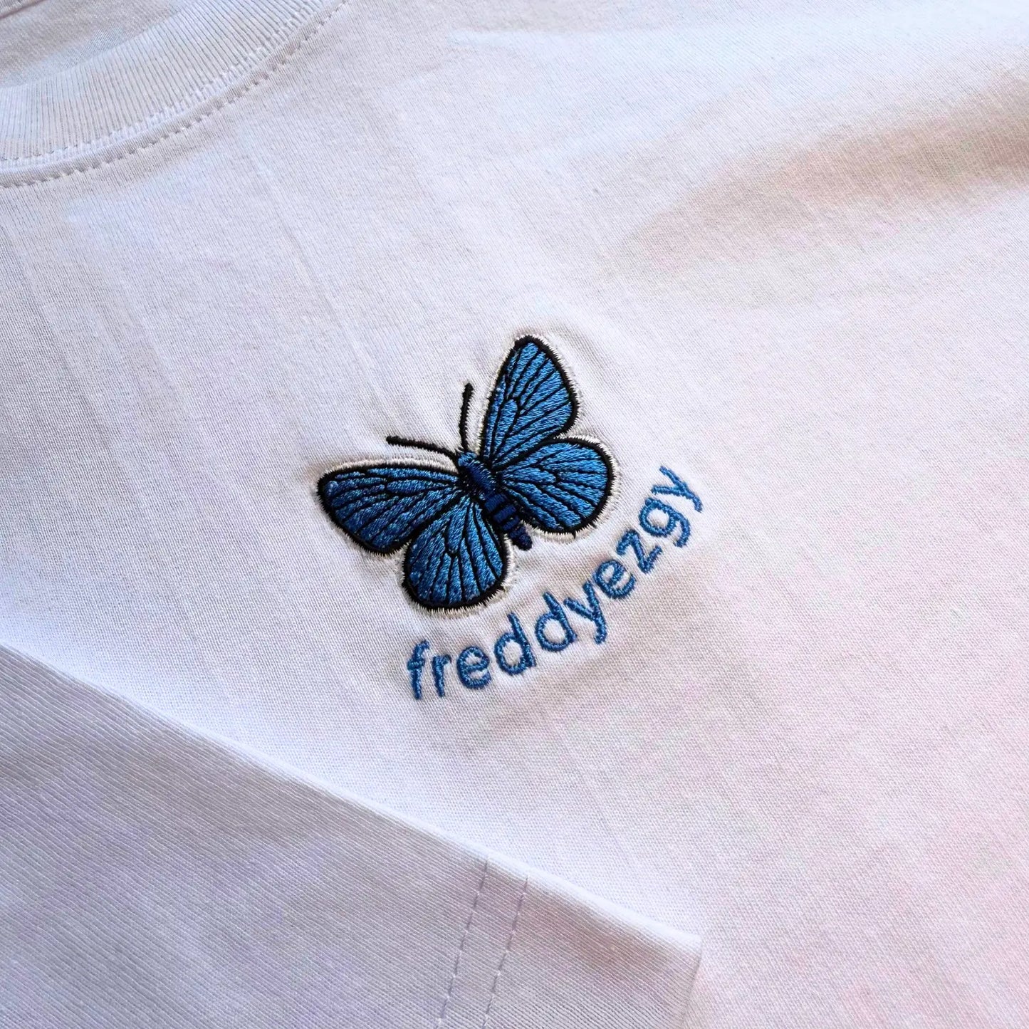 Adonis Blue Butterfly T-Shirt – Butterfly - Unisex Relaxed Fit Freddyezgy