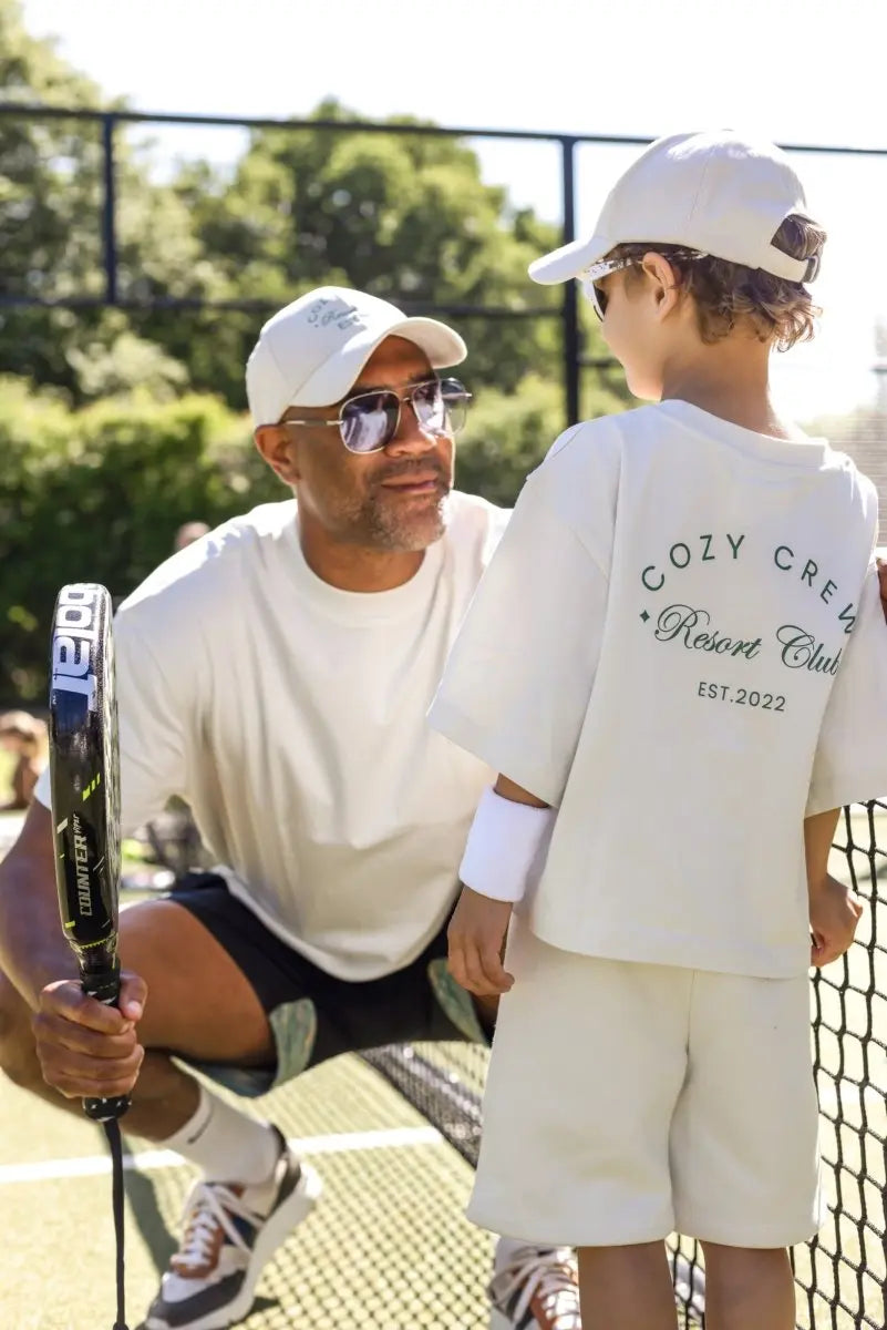 Adult Cozy Crew Resort Club Tee - Ash Grey Cozy Crew Club