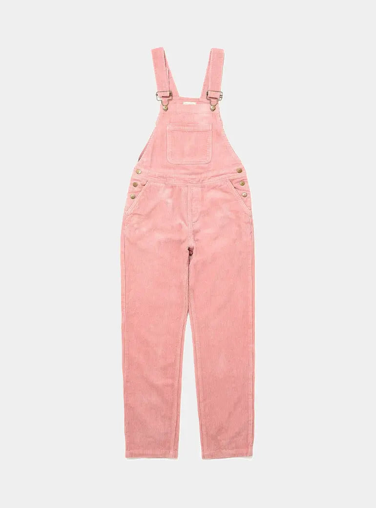 Adult Pink Chunky Cord Dungarees Dotty Dungarees