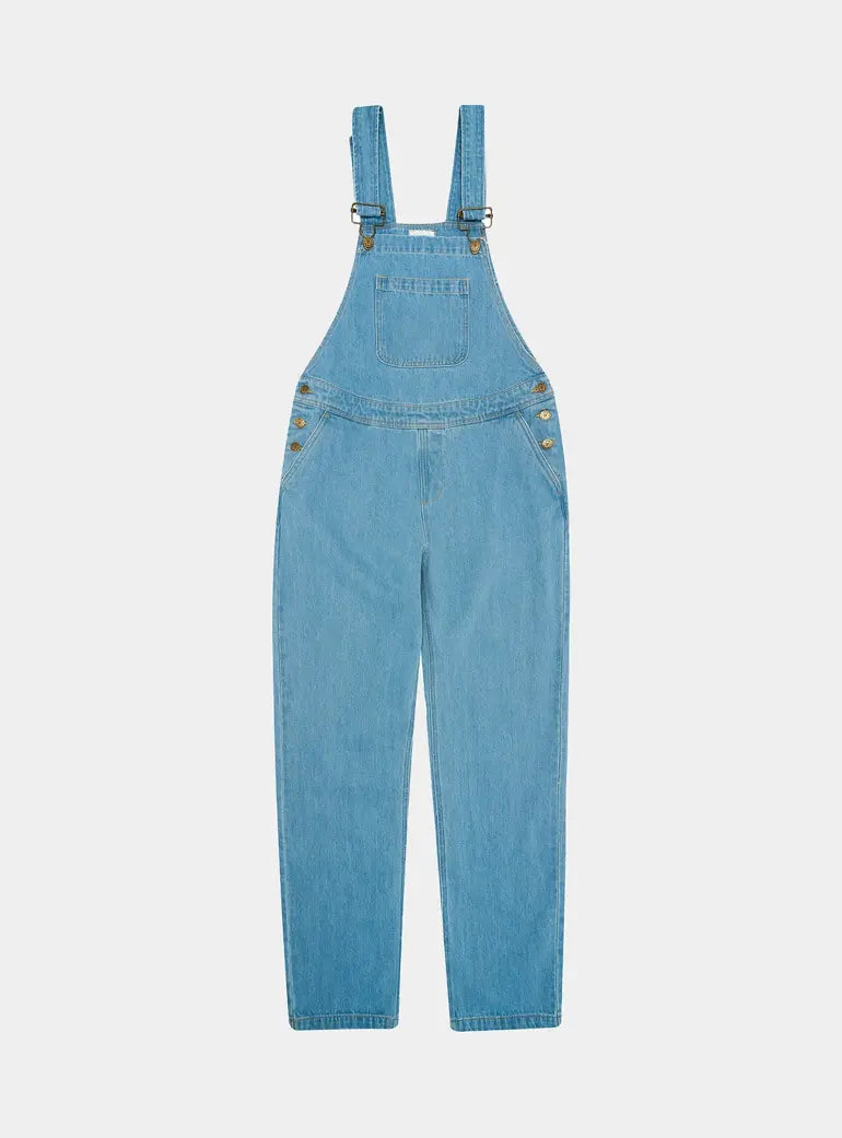 Adult Vintage Denim Dungarees Dotty Dungarees