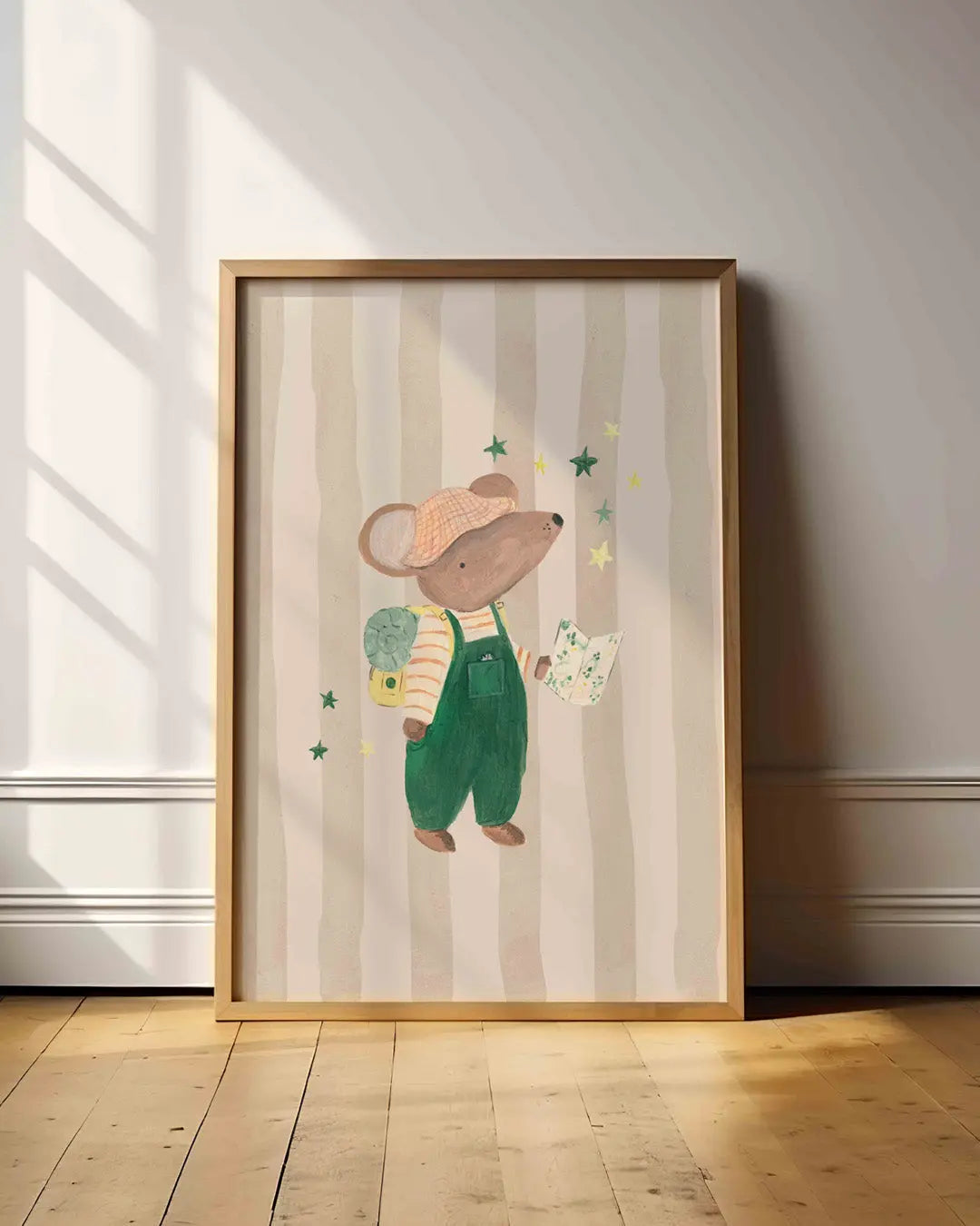 Adventure Awaits - Mouse Art Print Lion & The Pear