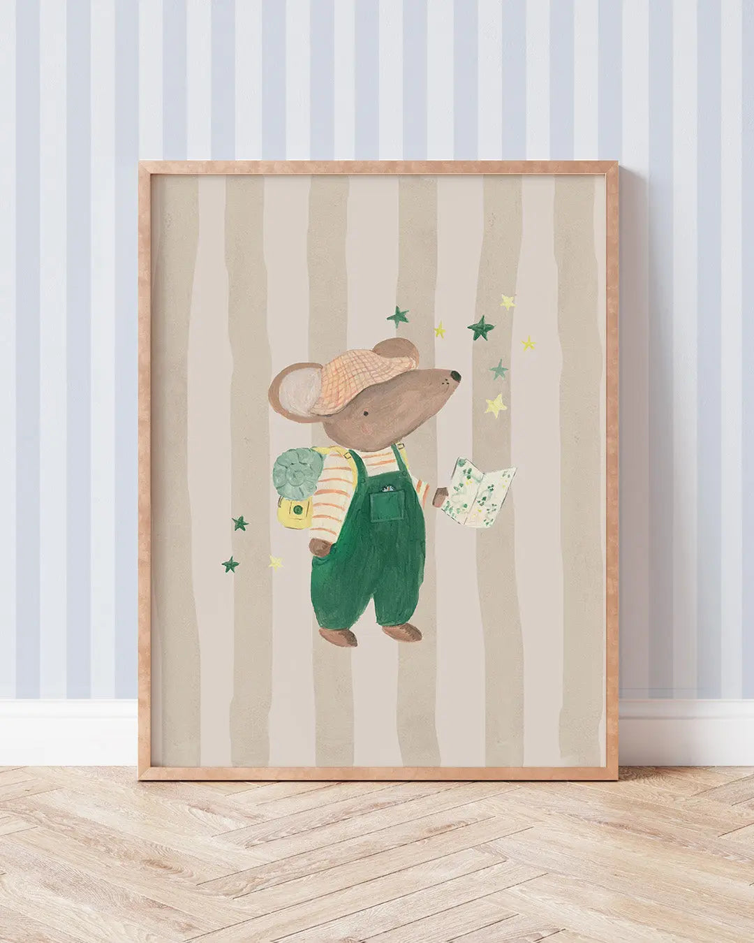 Adventure Awaits - Mouse Art Print Lion & The Pear