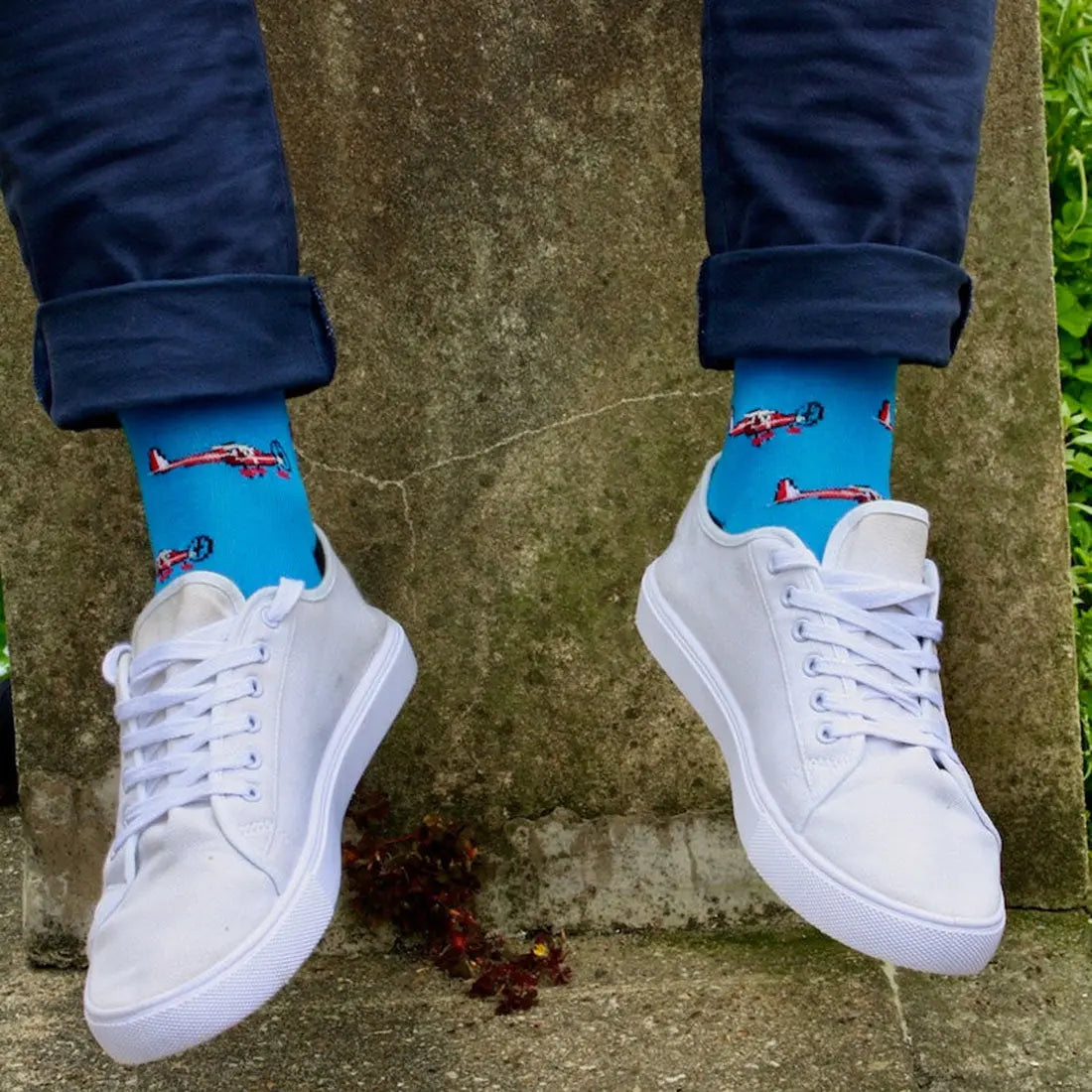 Aeroplane Bamboo Socks Swole Panda