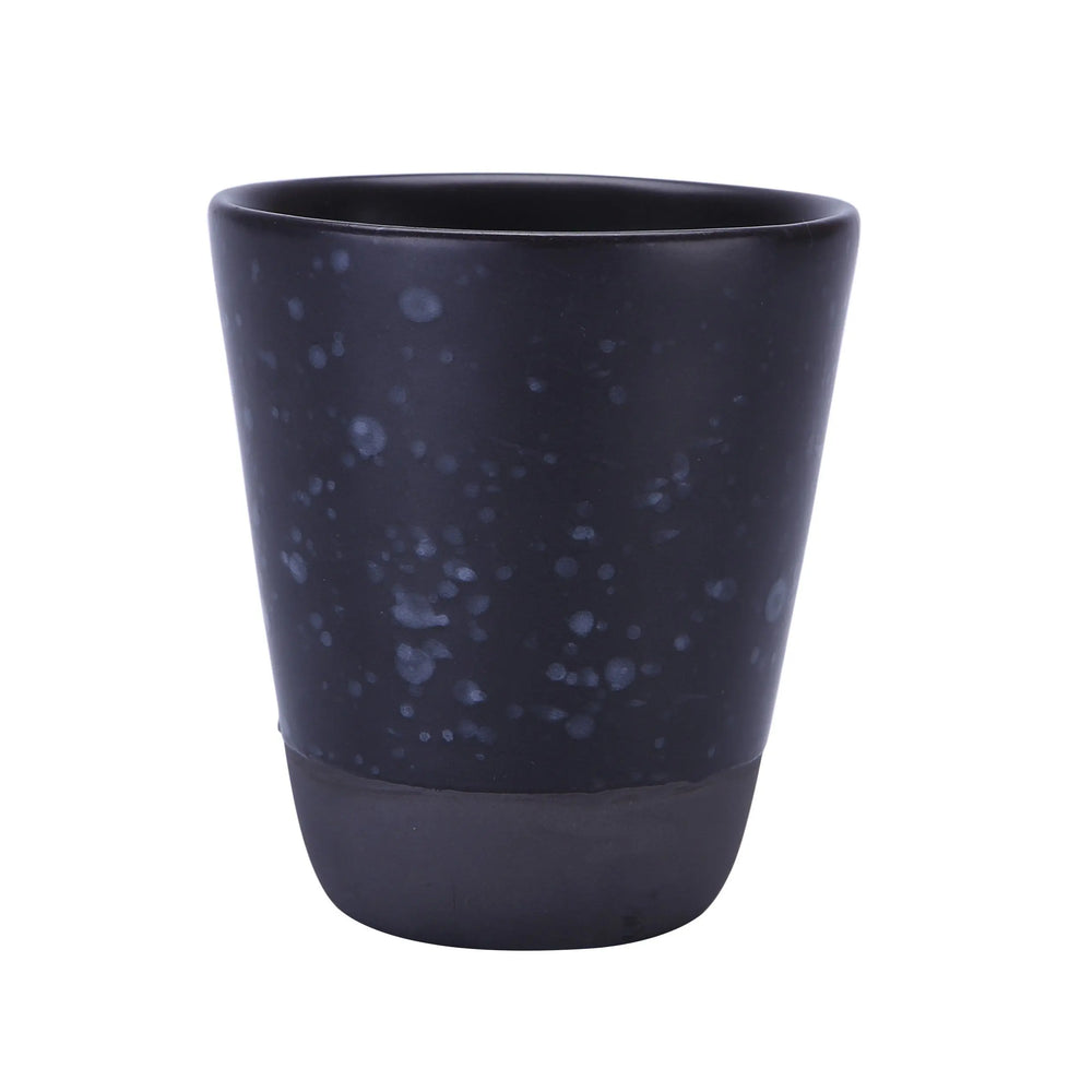 Aida Raw Double-Wall Mug 25 Cl Black With Dots Aida