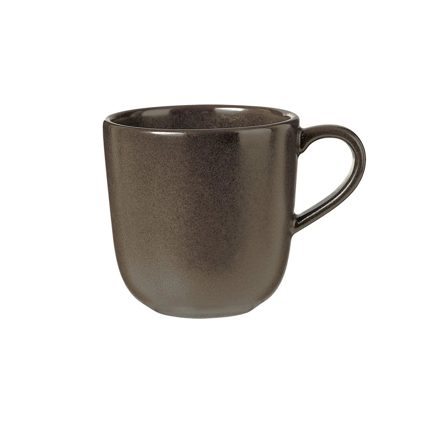 Aida Raw Mug With Handle 20 Cl Metallic Brown Aida