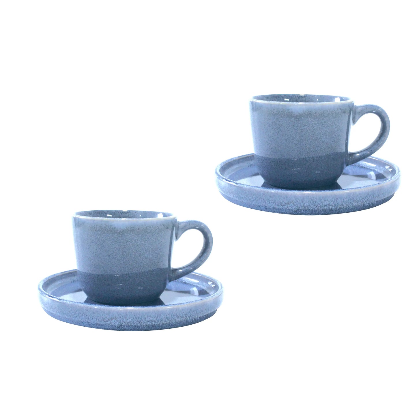 Aida S¿holm Sonja Cup With Saucer 2-Pack Blue Aida