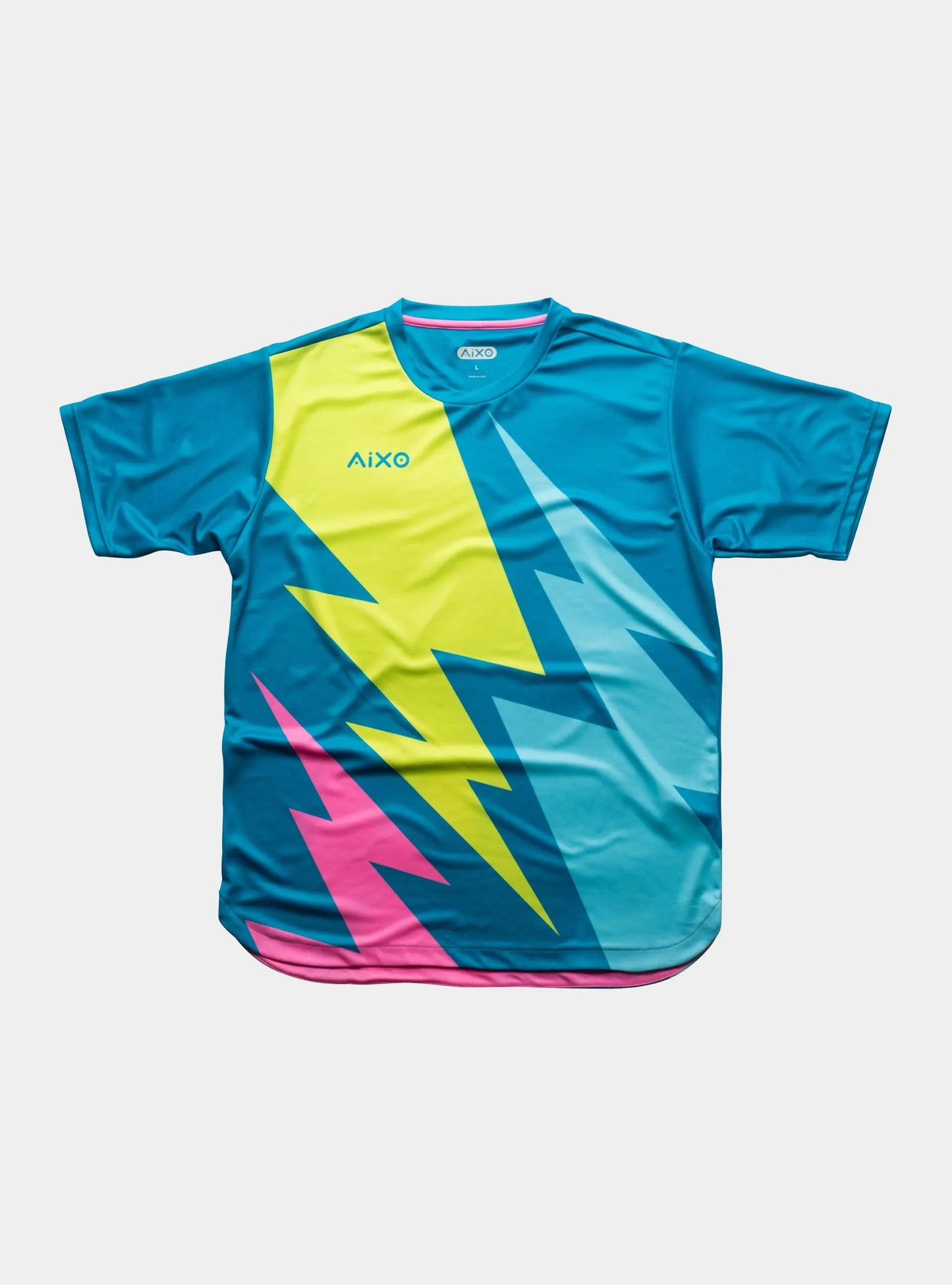 Aixo Bolt T-Shirt Mens (Teal) Central Sports UK