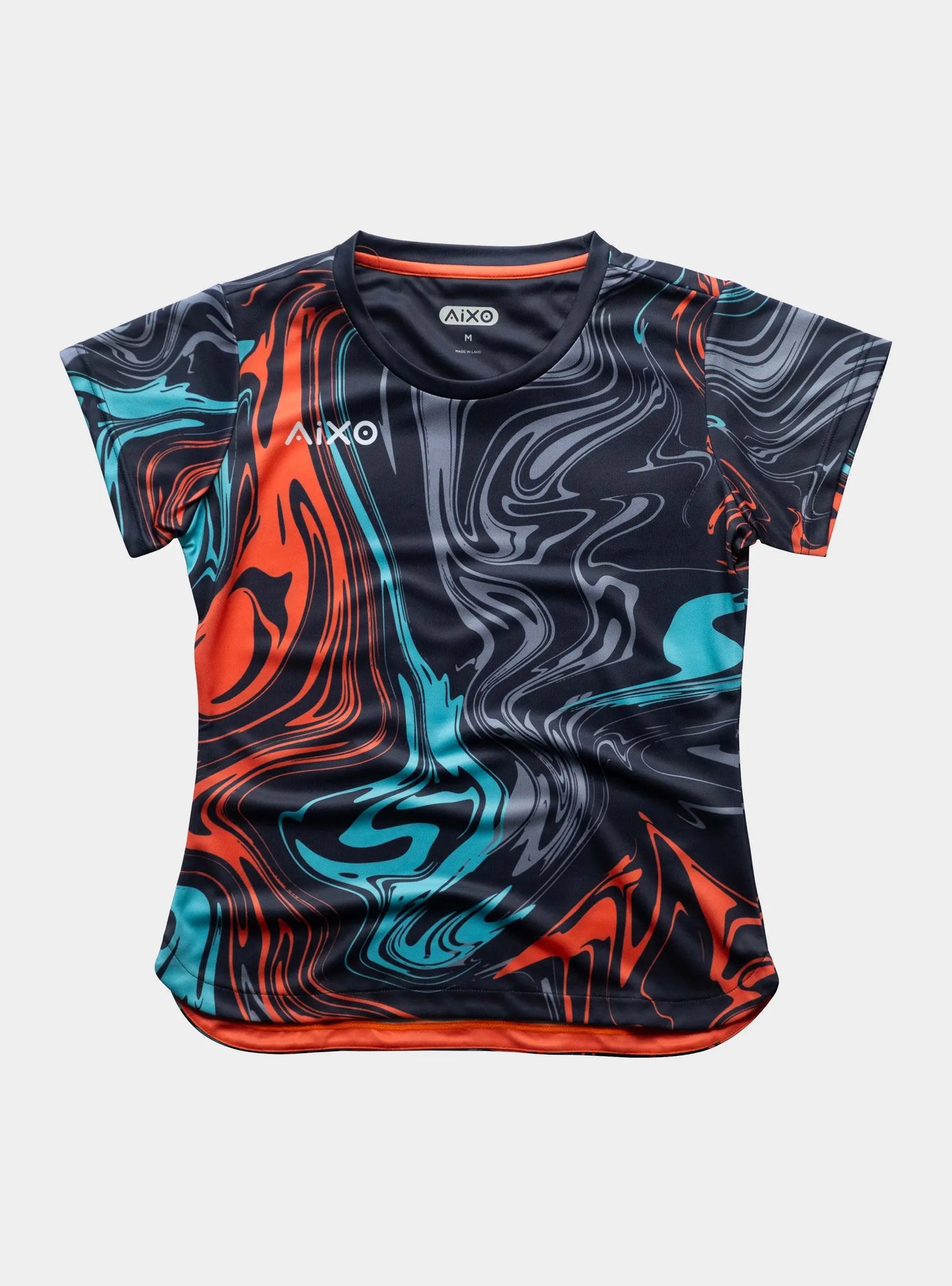 Aixo Chrome Mens T Shirt Graphite Central Sports UK