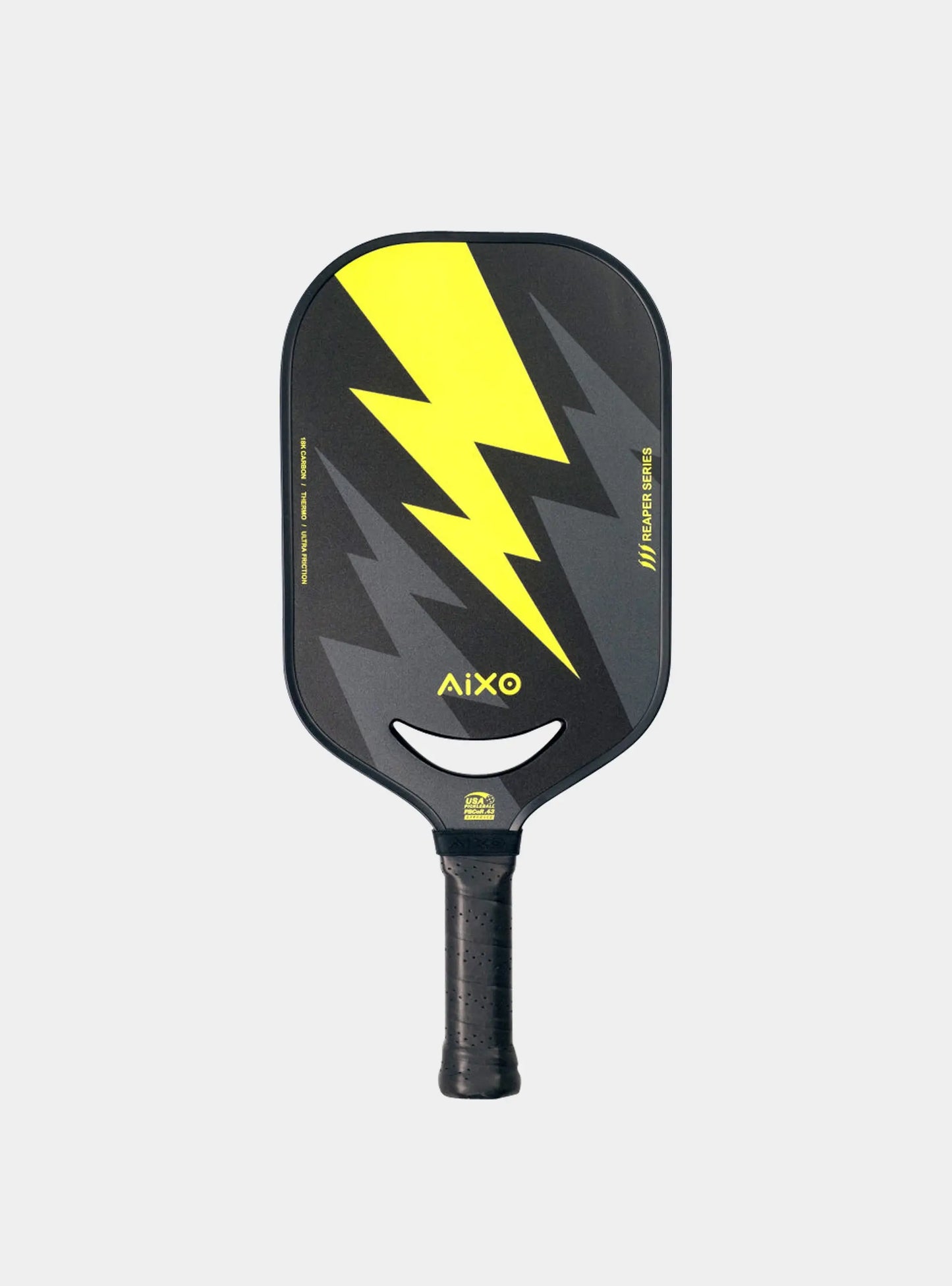 Aixo P14C Reaper Series Insane Bolt 18k Raw Carbon Pickleball Padel Central Sports UK