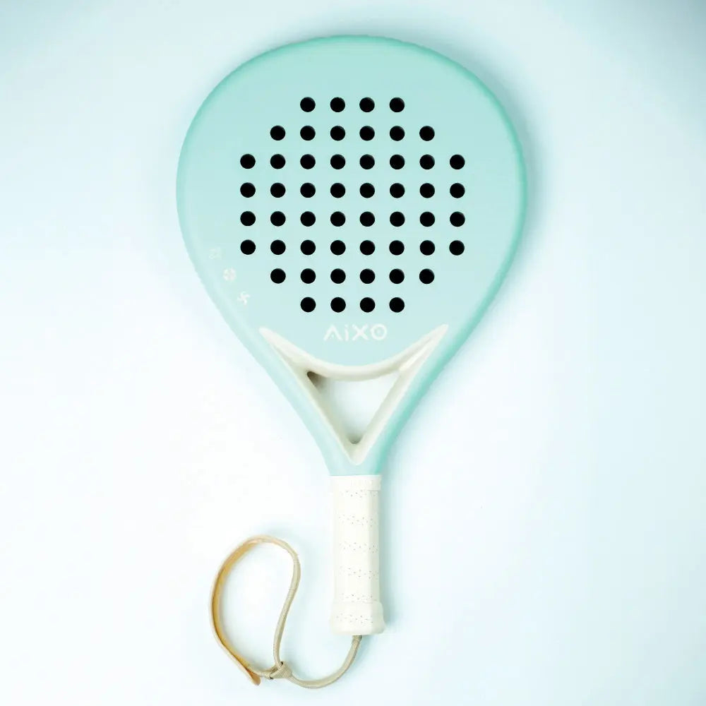 Aixo Pastel de Mint Ghost Padel Racket - Full Carbon - RL-B09 Central Sports UK