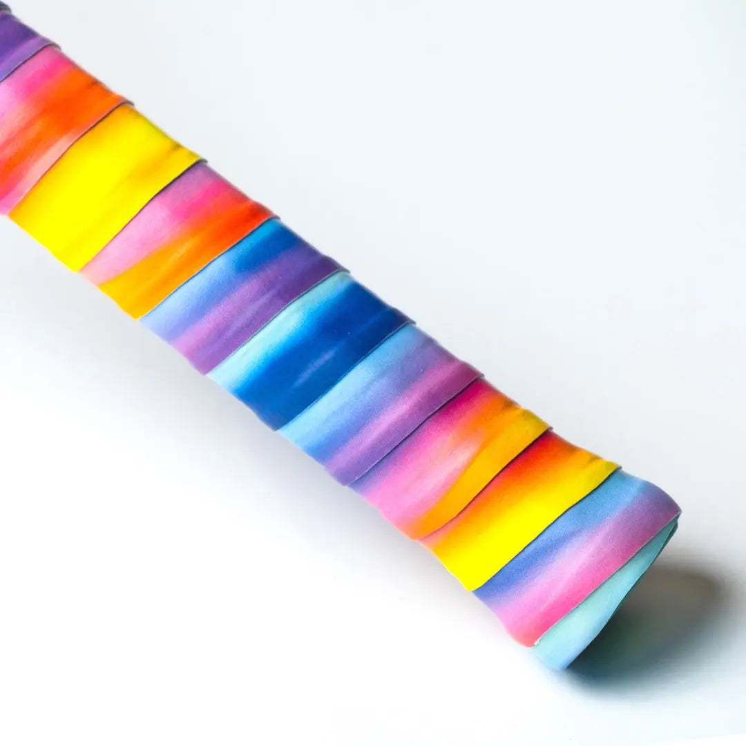 Aixo Rainbow Fade Tacky Overgrip Central Sports UK