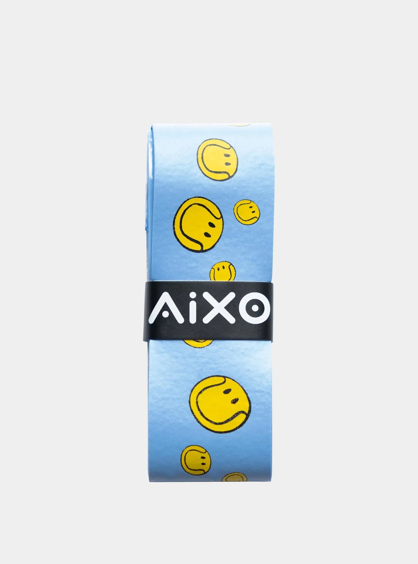 Aixo Smiley Ball Dry Overgrip Blue Central Sports UK