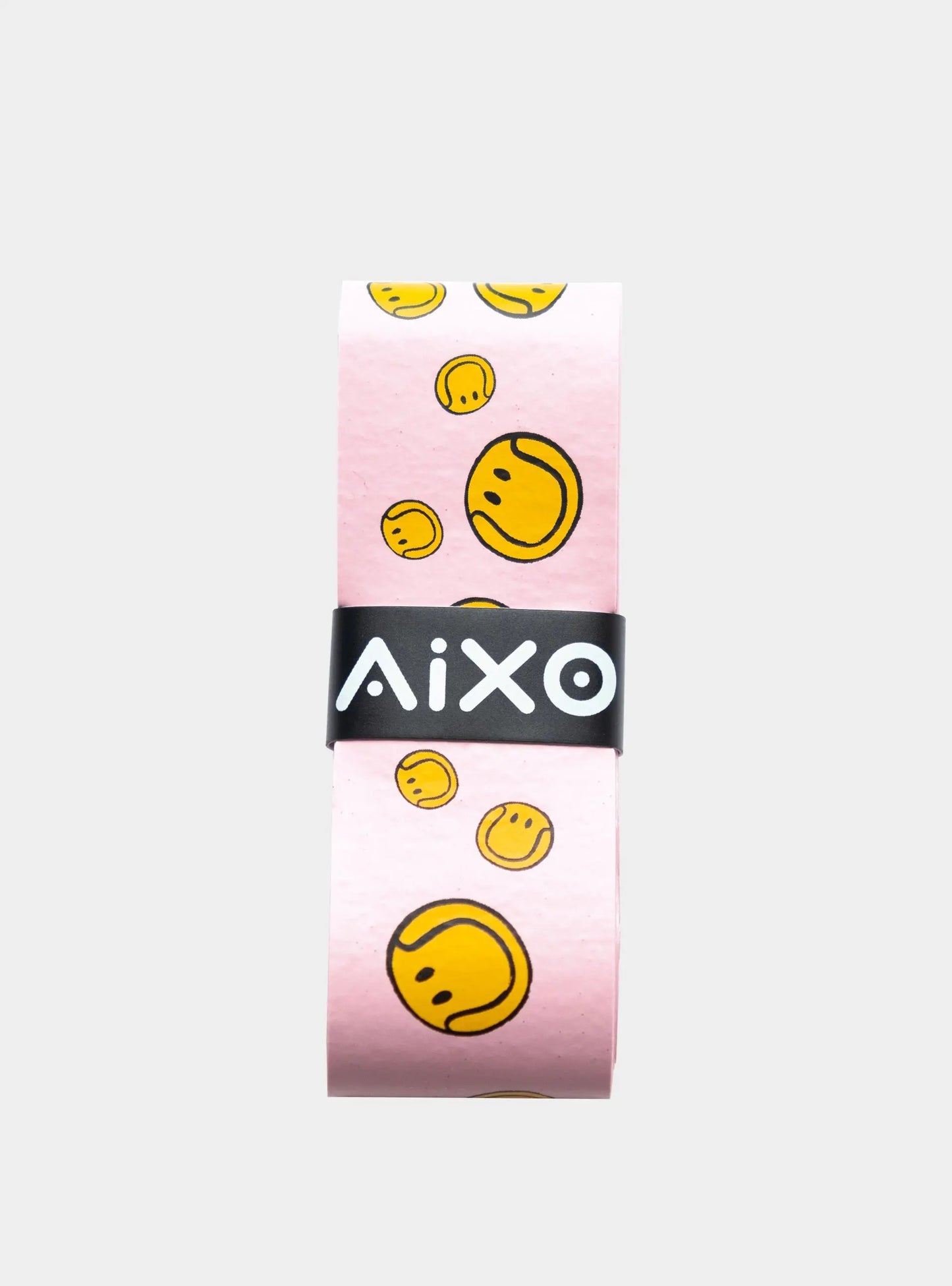 Aixo Smiley Ball Dry Overgrip Pink Central Sports UK