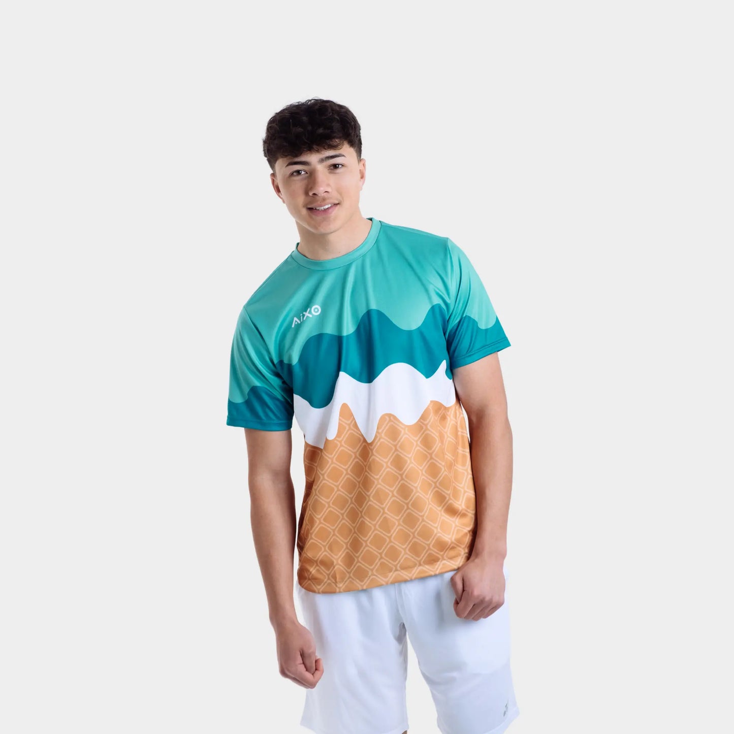 Aixo Sundae Mens T Shirt Mint Delight Central Sports UK