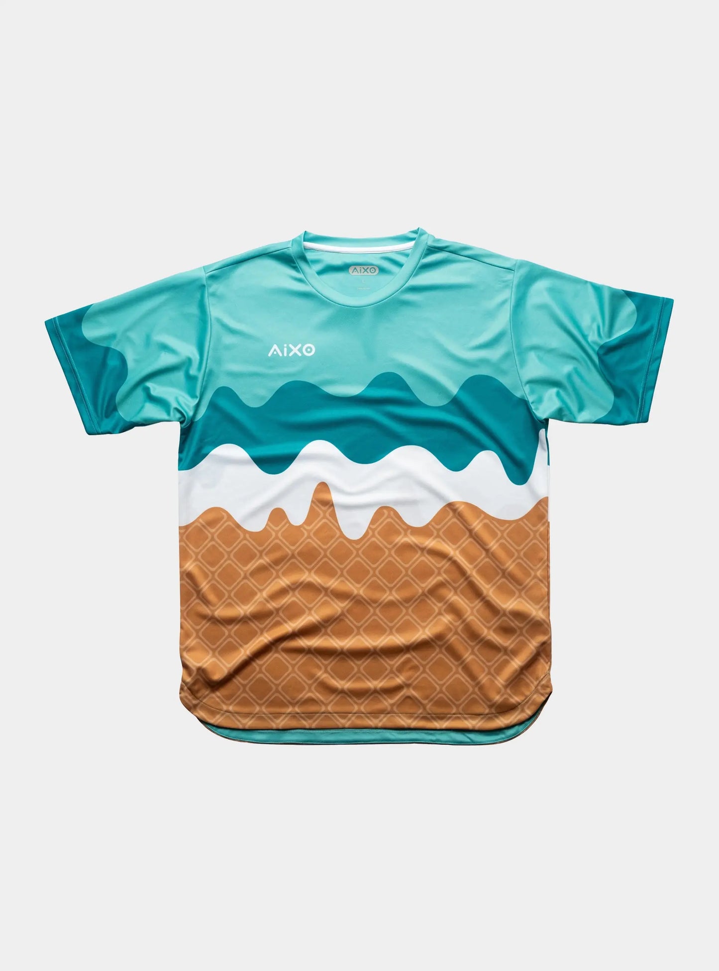 Aixo Sundae Mens T Shirt Mint Delight Central Sports UK