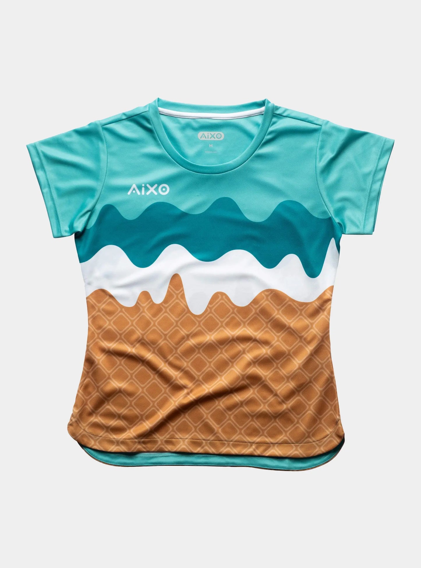 Aixo Sundae Womens T Shirt Mint Delight Central Sports UK