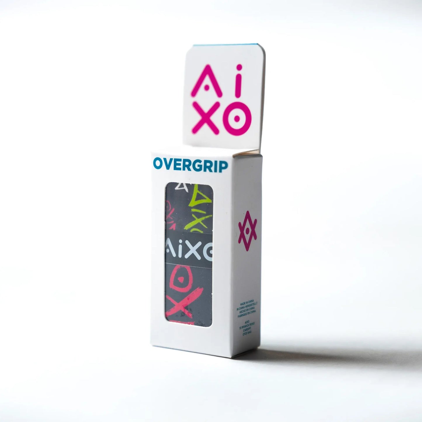 Aixo Tag Tacky Overgrip Multicolour Central Sports UK