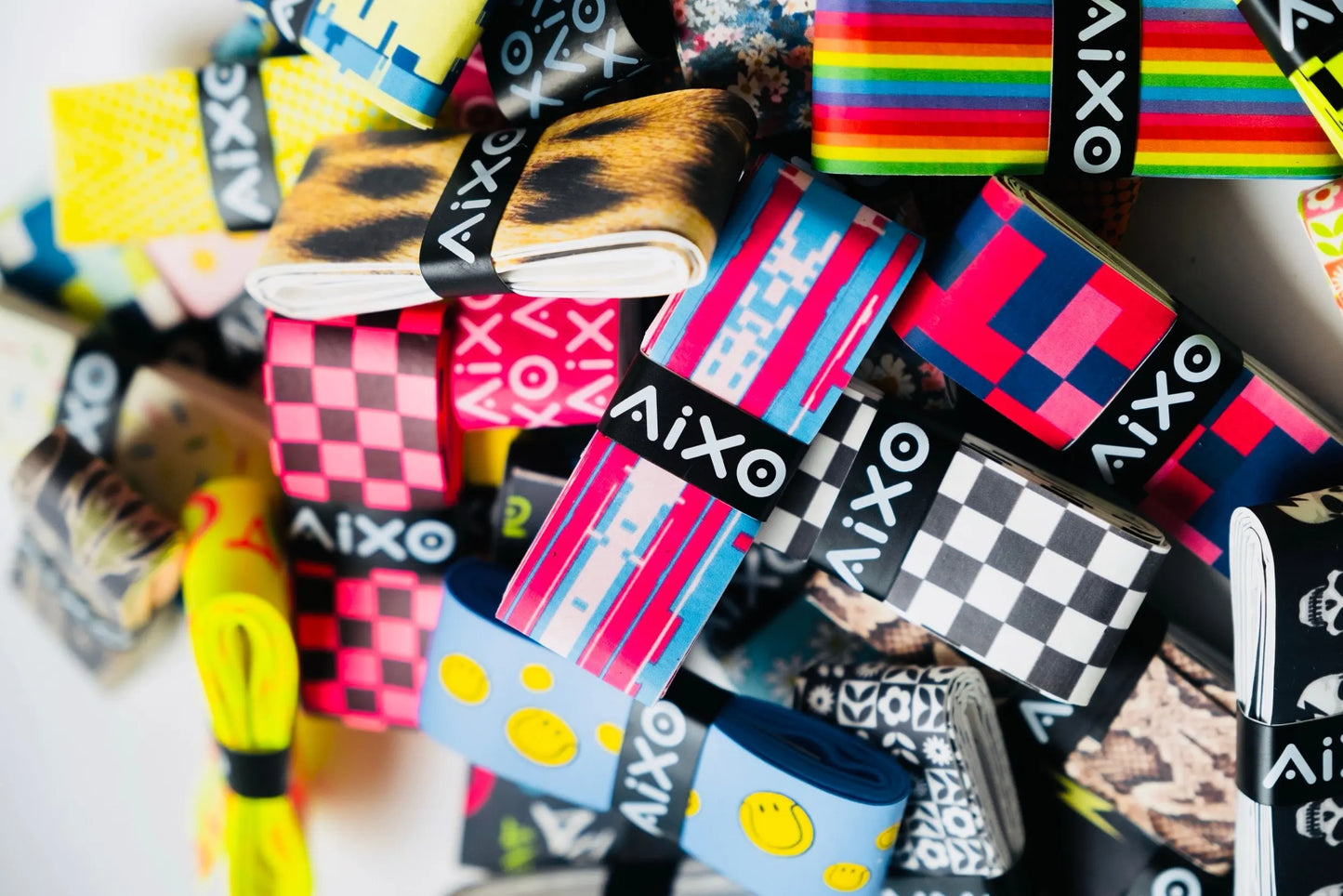 Aixo Tag Tacky Overgrip Multicolour Central Sports UK