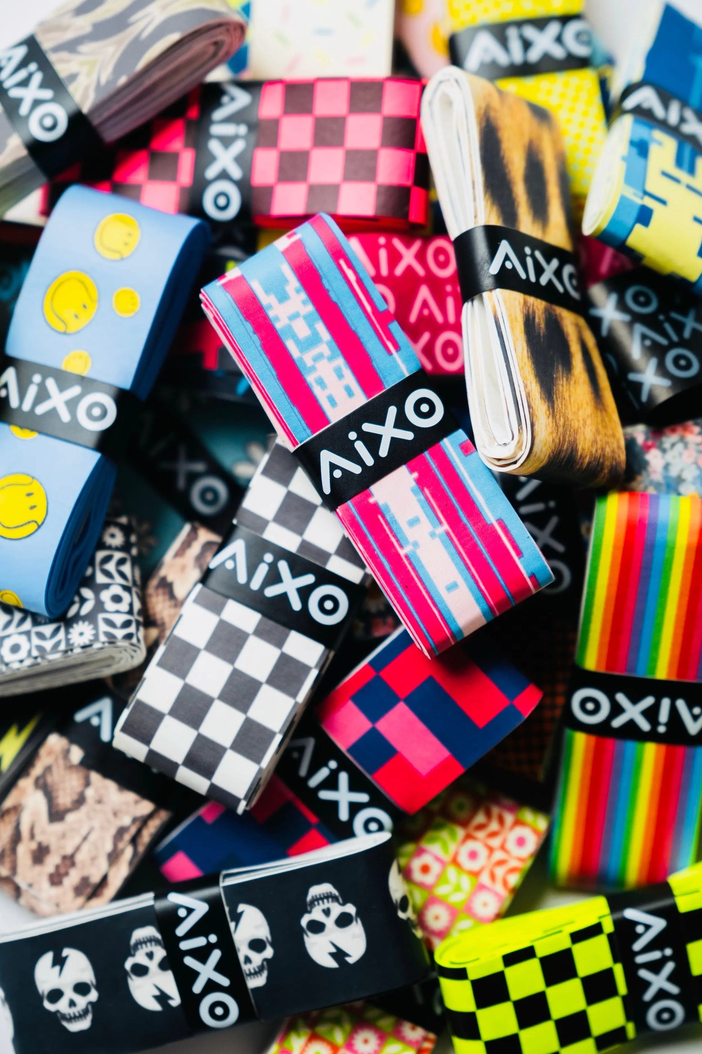 Aixo Tag Tacky Overgrip Multicolour Central Sports UK