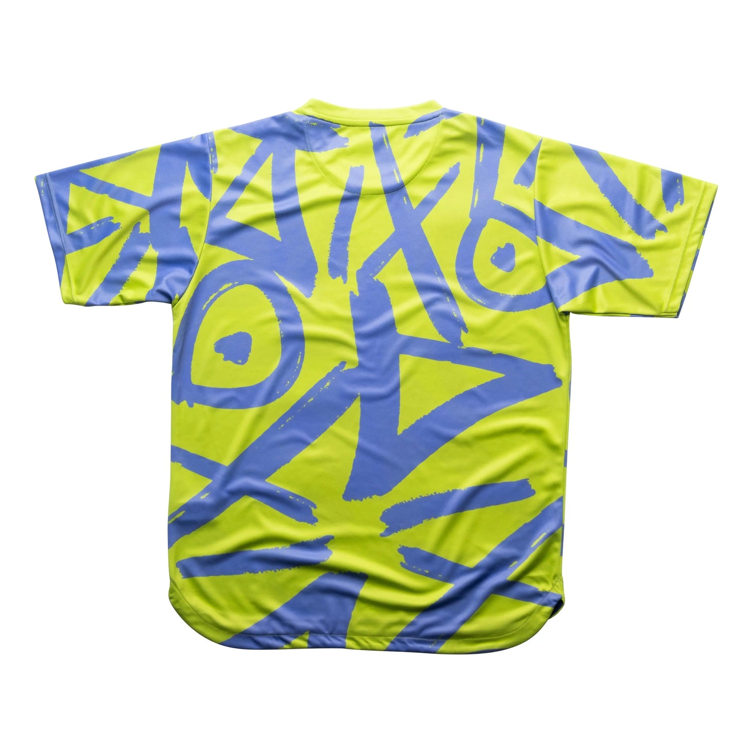 Aixo Tagged Mens T Shirt Lime Central Sports UK