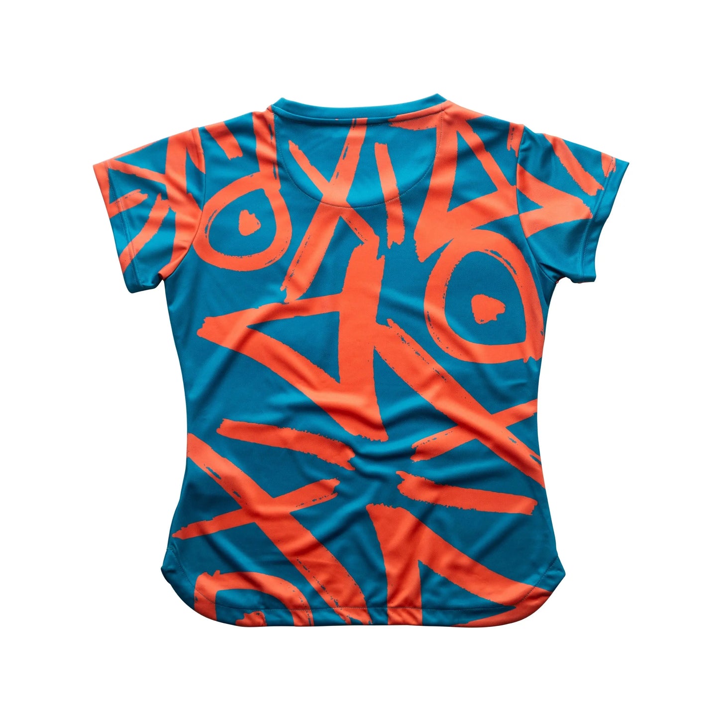 Aixo Tagged Womens T Shirt Teal Central Sports UK
