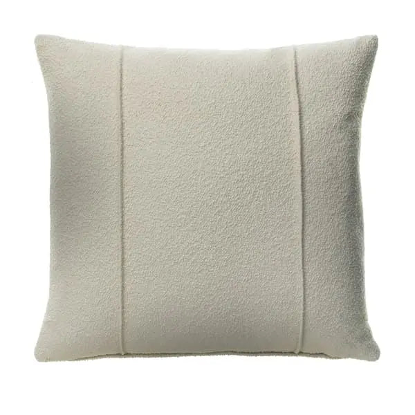 Allegra Ivory, Sustainable Feather, Cushion Bouclé & Cotton Blend & Wool Blend Plain & Plain Texture Andrew Martin