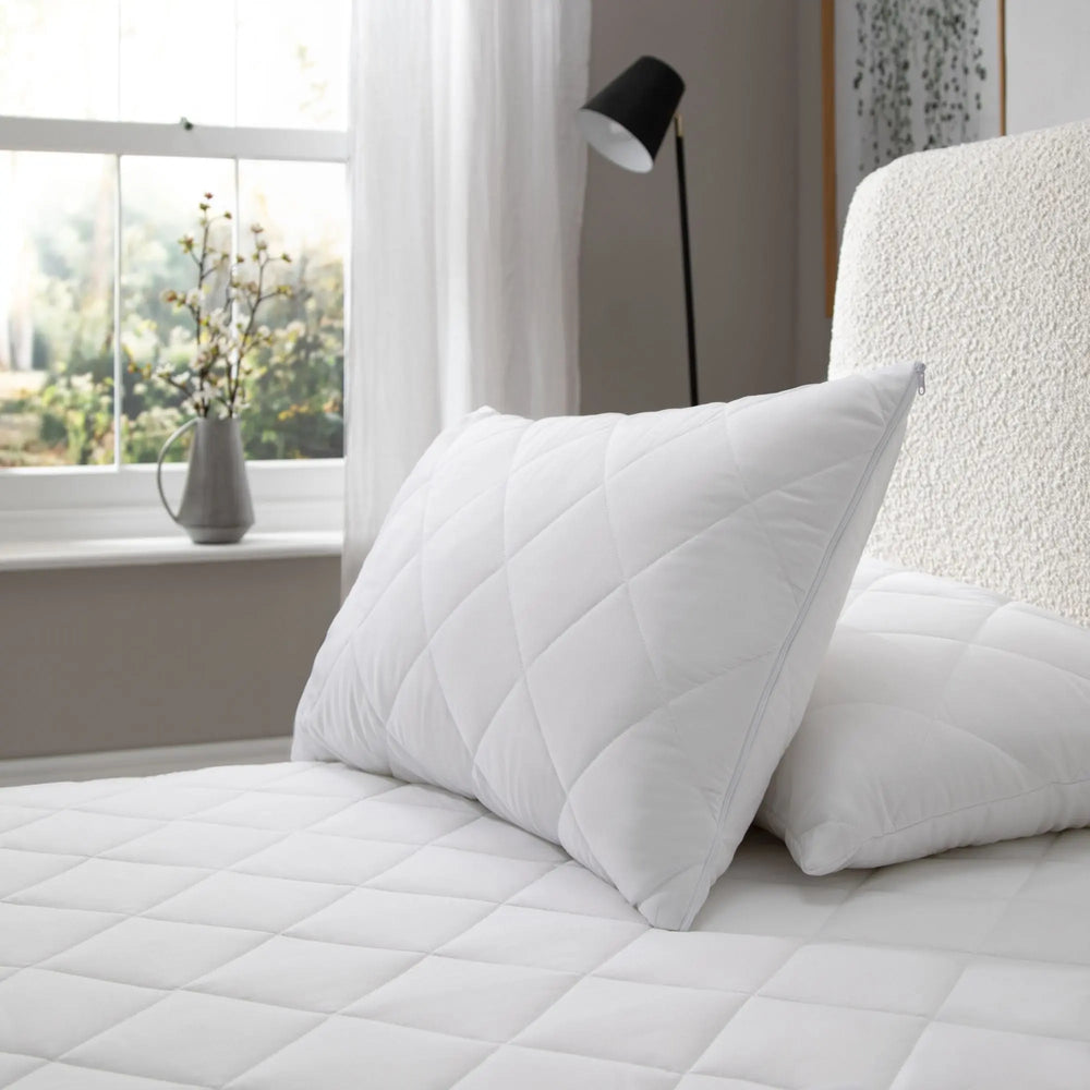 Allergy Defence Pillow Protector Pair The Fine Bedding Company