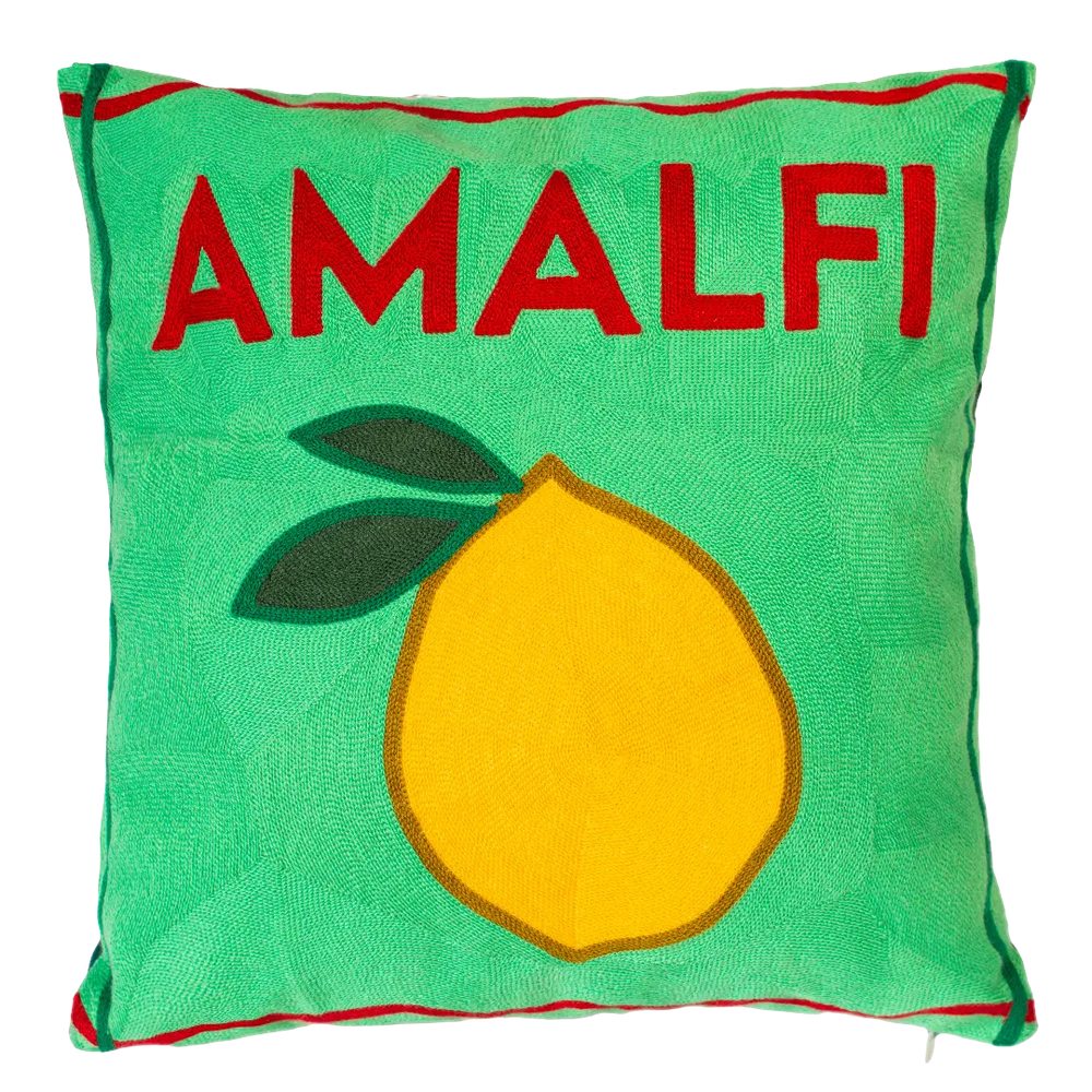 Amalfi Needlepoint Cushion The Pillow Drop